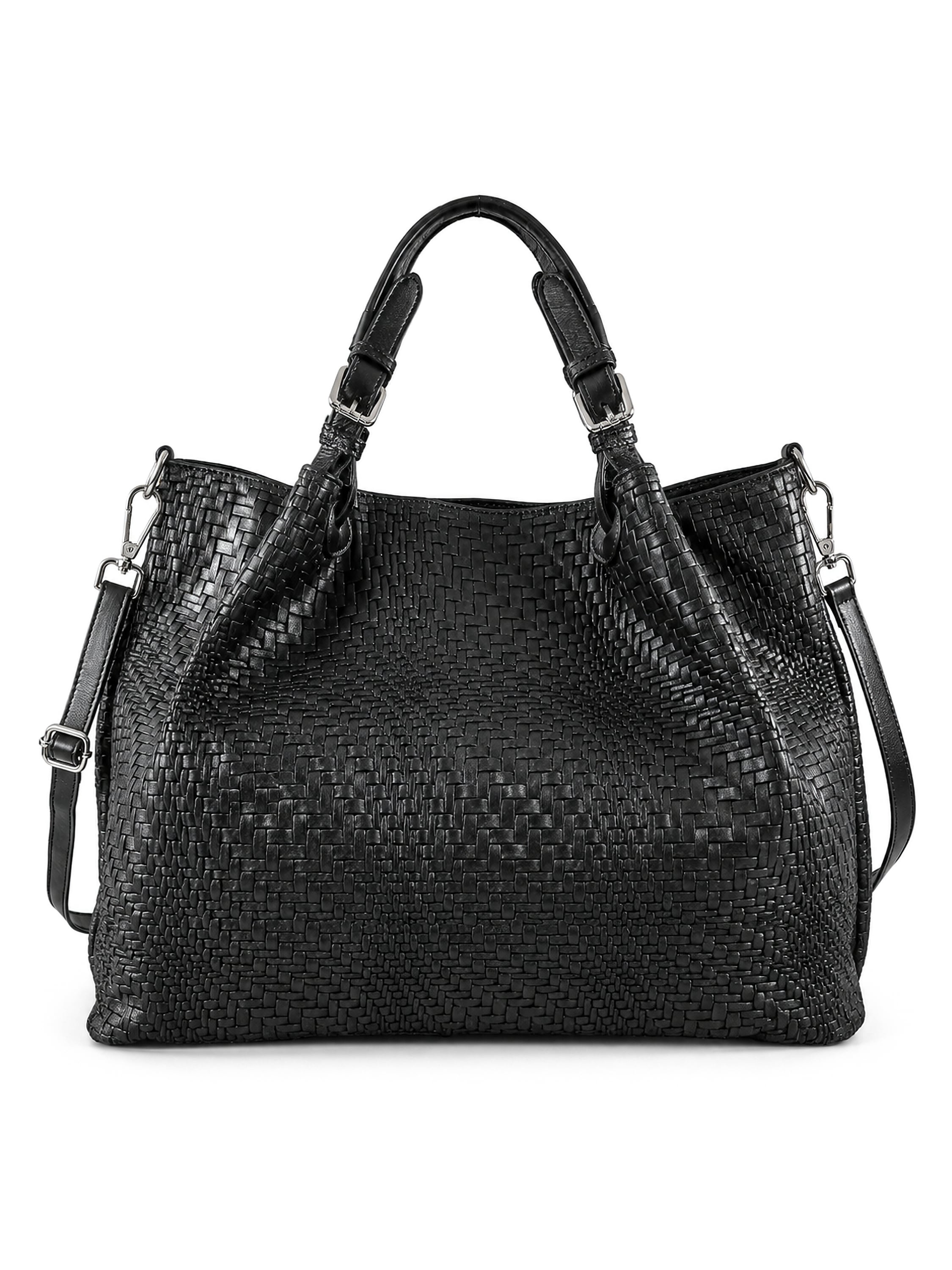 COLLEZIONE ALESSANDRO Schultertasche »Square« in modischer Flechtoptik