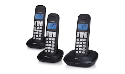 Schnurloses DECT-Telefon »DECT-Telefon Set mit 3 Mobilteilen und Ladeschale«,...