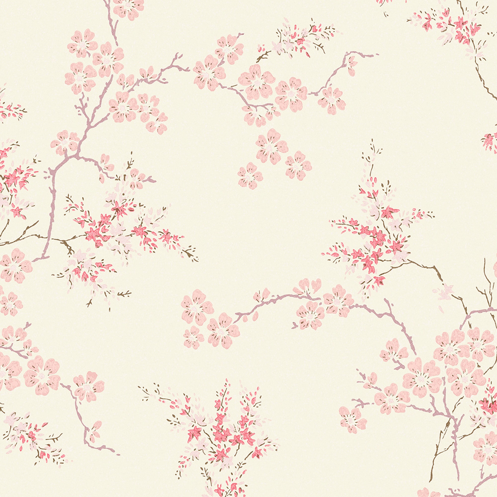 LAURA ASHLEY Vliestapete »Oriental Blossom Blush«, FSC® zertifiziert, mit lebhaftem Druck, 10 Meter Länge