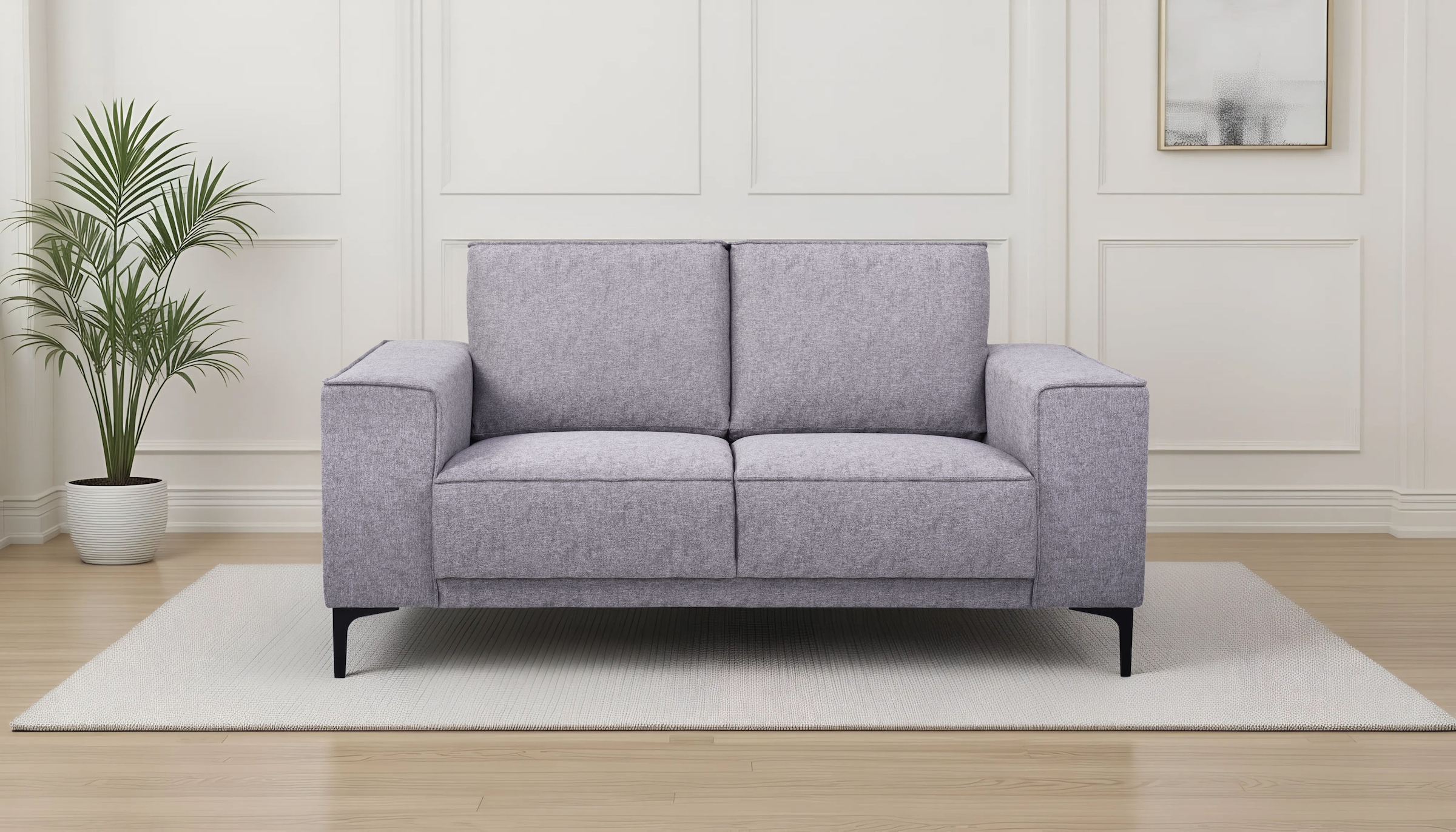 OTTO home 2-Sitzer "Kompaktsofa Oland, Struktur, Flachgewebe, Luxus-Microfa günstig online kaufen