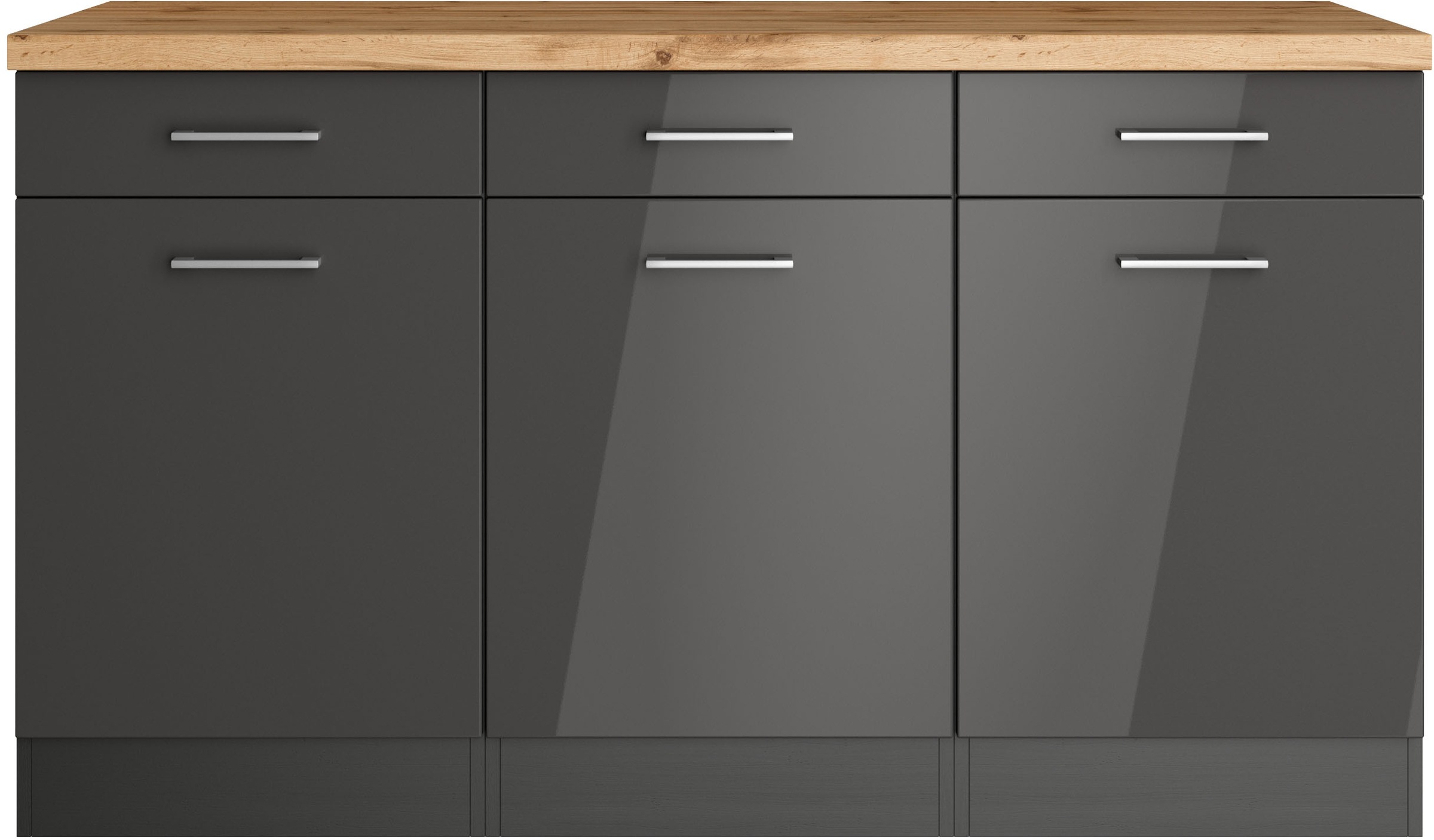KOCHSTATION Unterschrank "KS-Milan", HELD Möbel, Unterschrank 150 cm, matte günstig online kaufen