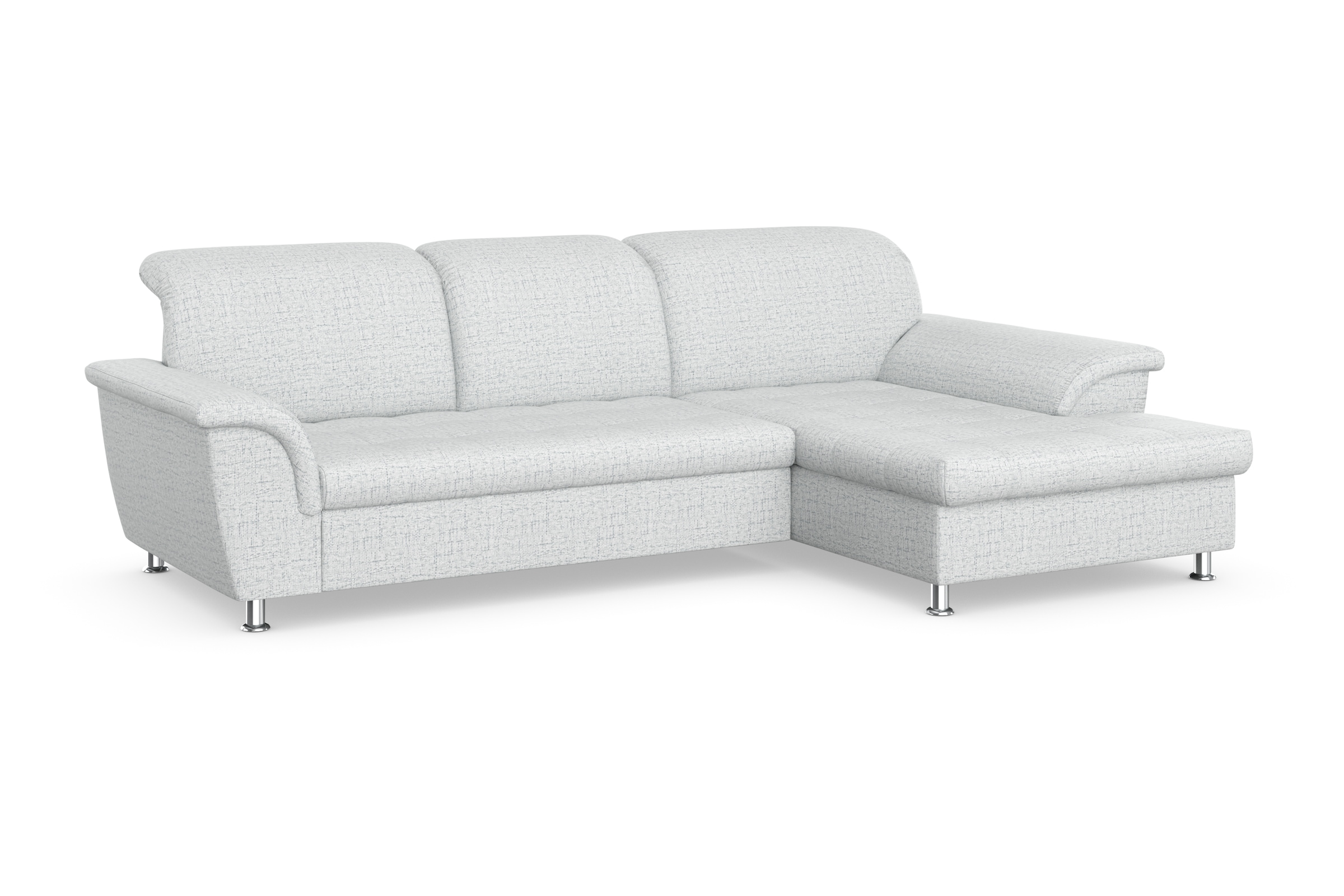 DOMO collection Ecksofa Franzi, wahlweise mit Bettfunktion, Bettkasten und Kopfteilverstellung