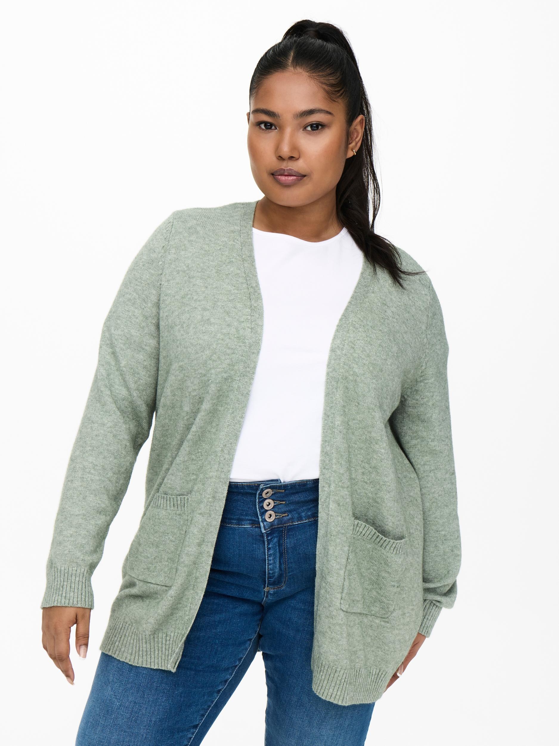 ONLY CARMAKOMA Strickjacke "CARESLY L/S OPEN CARDIGAN NOOS KNT" günstig online kaufen