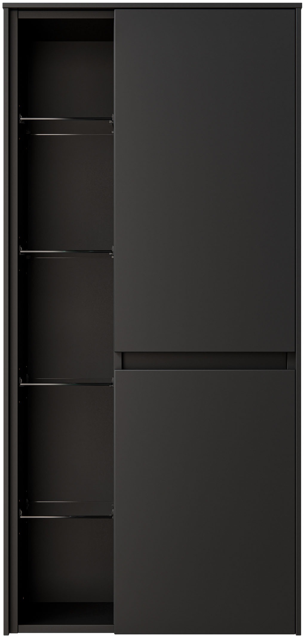 Thumbnail - Saphir Midischrank "Serie 6010, 2 Drehtüren und ein offenes Regal" 1 Stk. tlg.