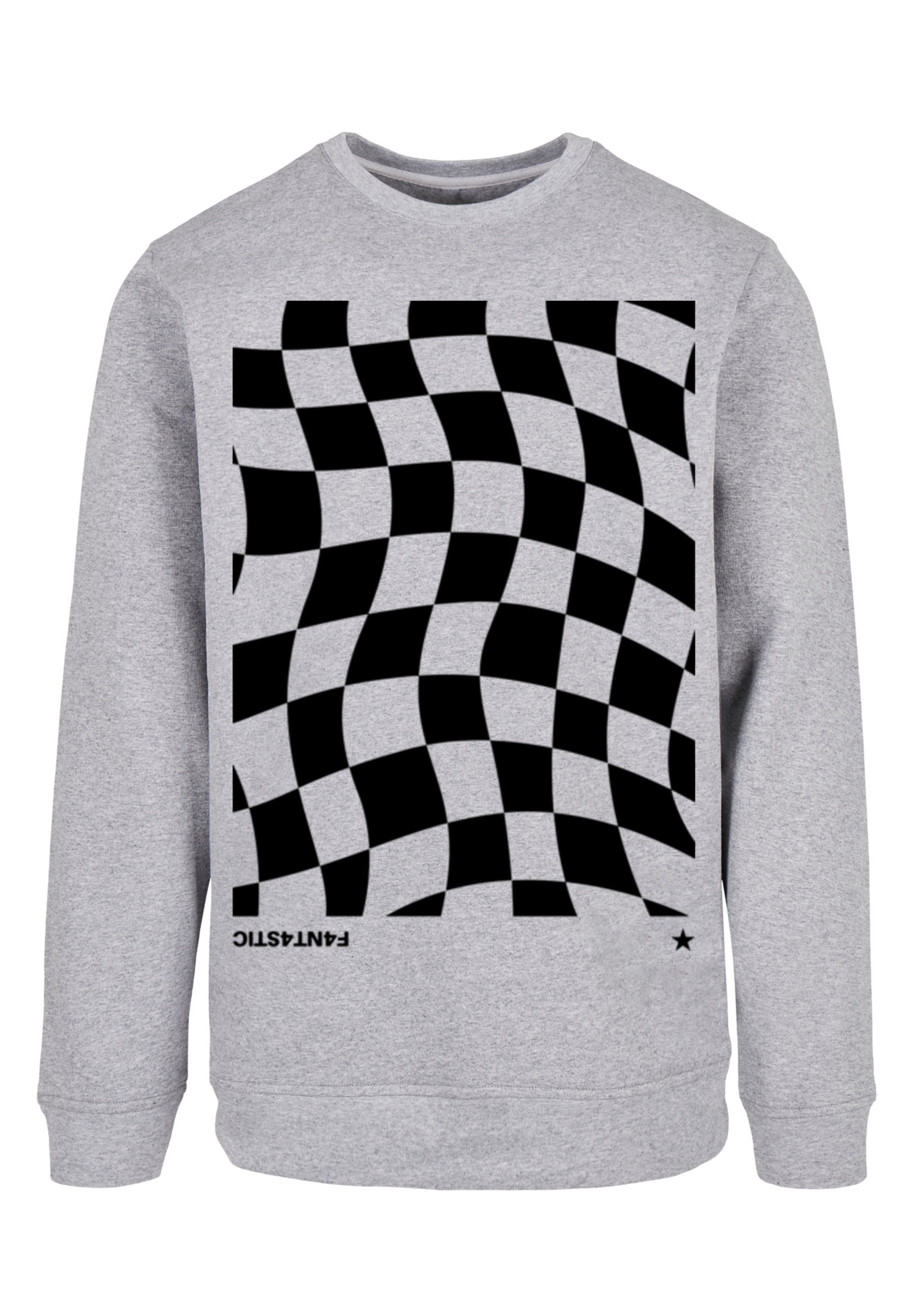 F4NT4STIC Kapuzenpullover »Wavy Schach Muster«, Print