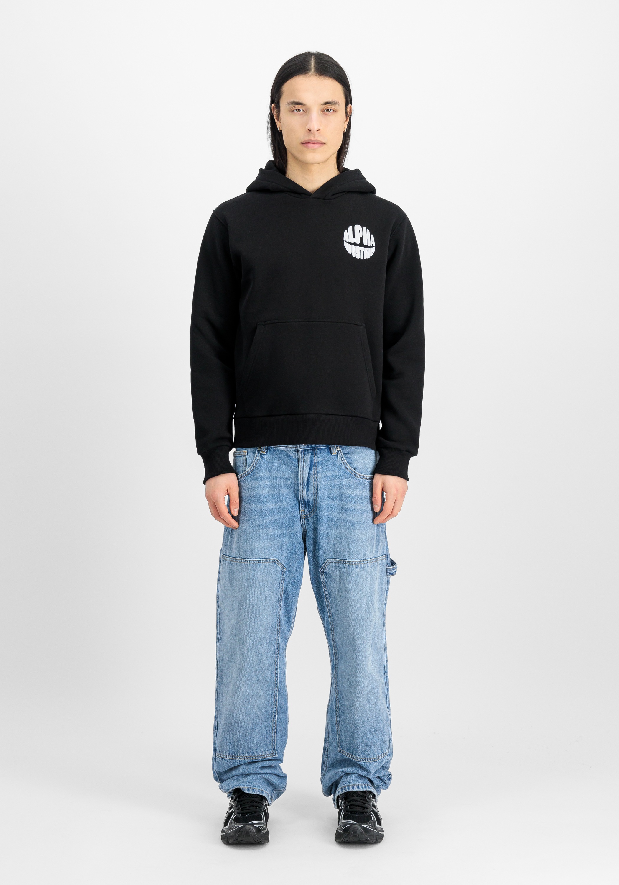 Thumbnail - Alpha Industries Hoodie "Logo Hoodie Backprint"