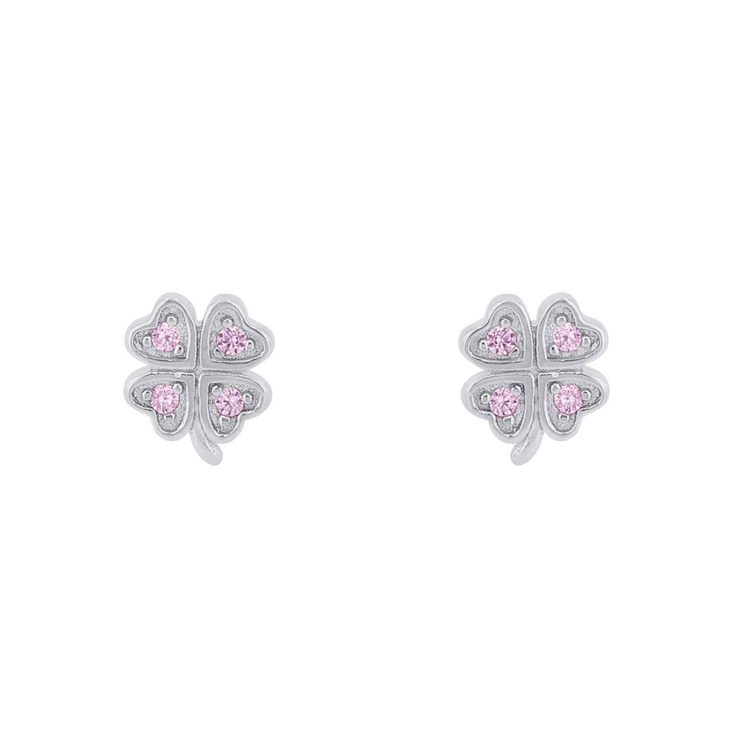 Prinzessin Lillifee Paar Ohrstecker »Kleeblatt, 2037942«, mit Zirkonia (synth.)