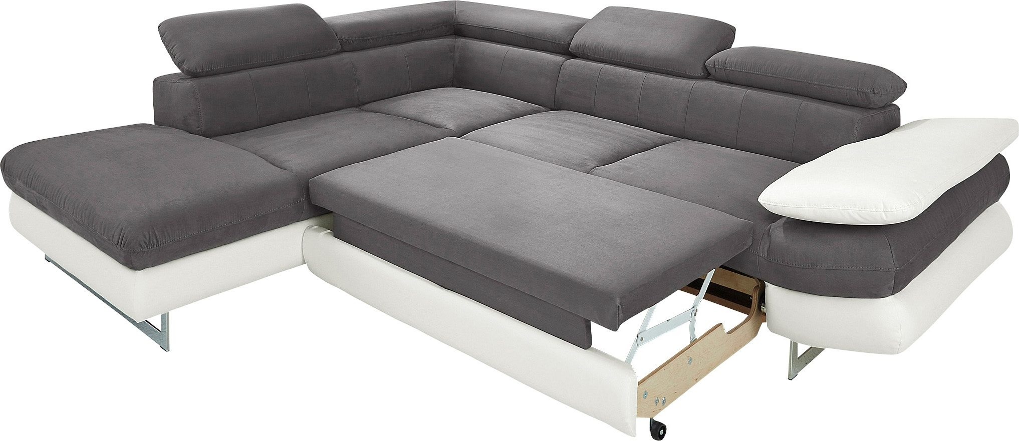 INOSIGN Ecksofa »Solution L-Form«, mit Arm- & Kopfteilverstellung, wahlweise mit Bettfunktion