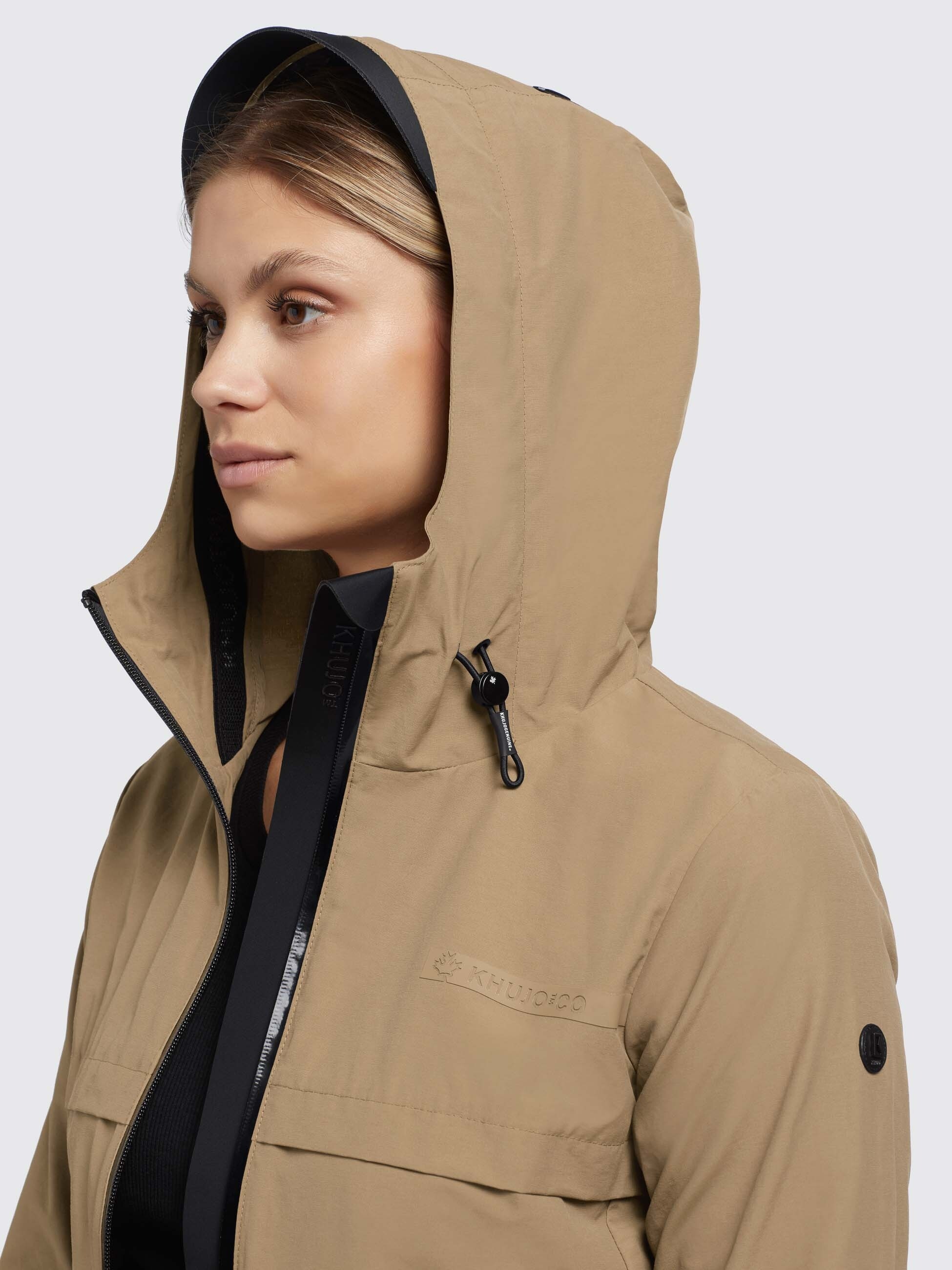 khujo Anorak »TIEMA«, mit Kapuze