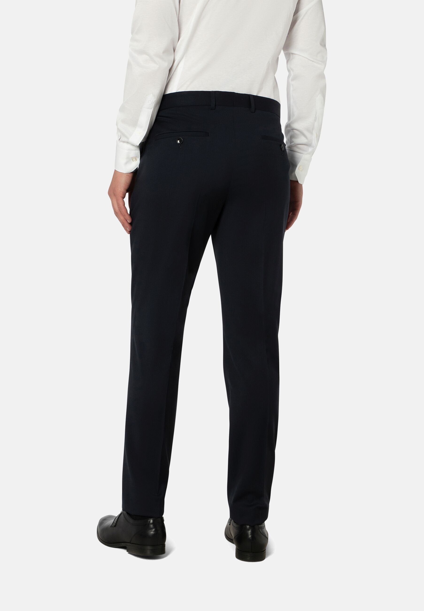 BENVENUTO. Anzug »ROMEO Nero« 2 tlg. modern fit mit 4-Knopf Manschette
