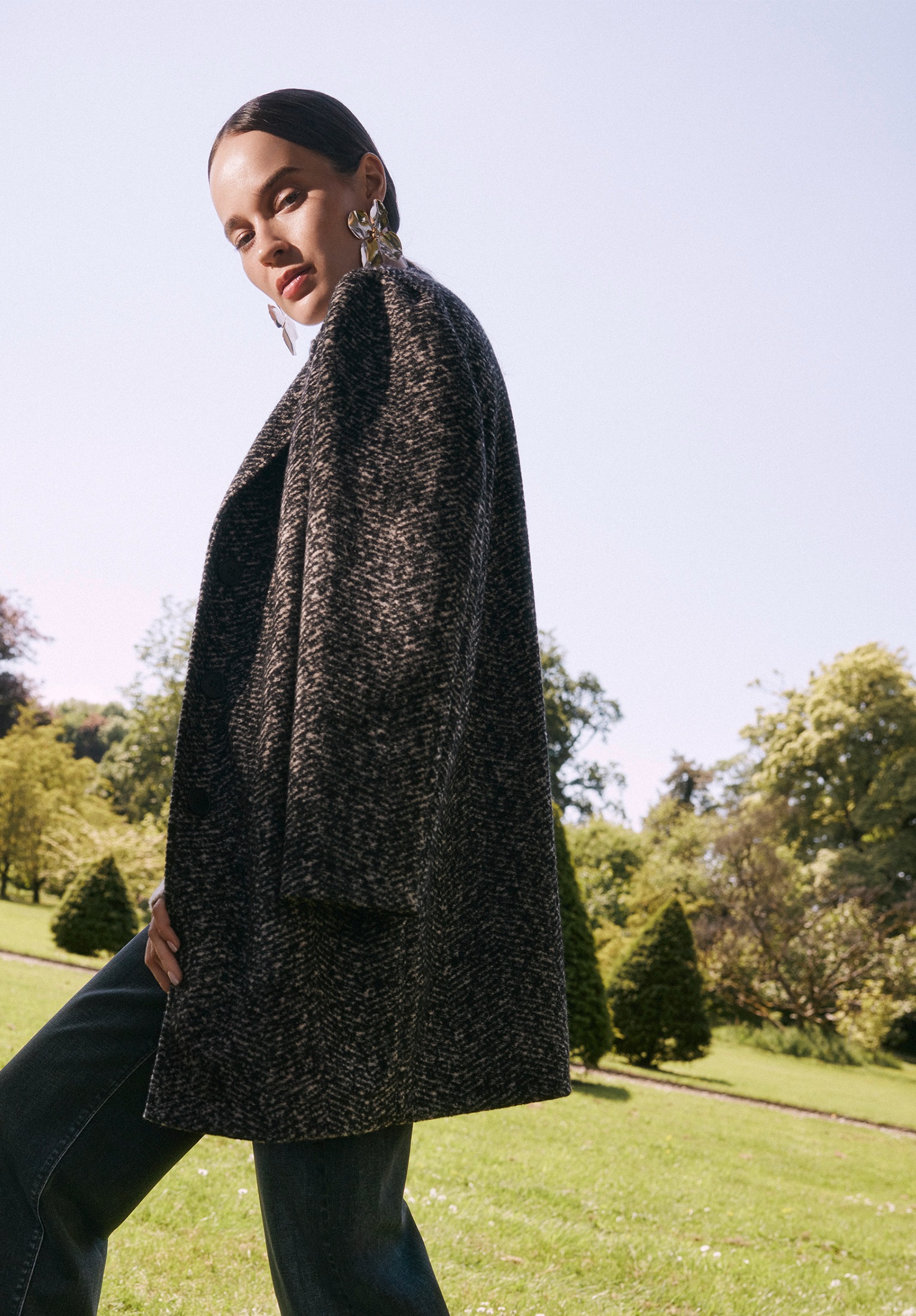 Betty&Co Jackenblazer »Betty & Co Longjacke mit Reverskragen«, Material