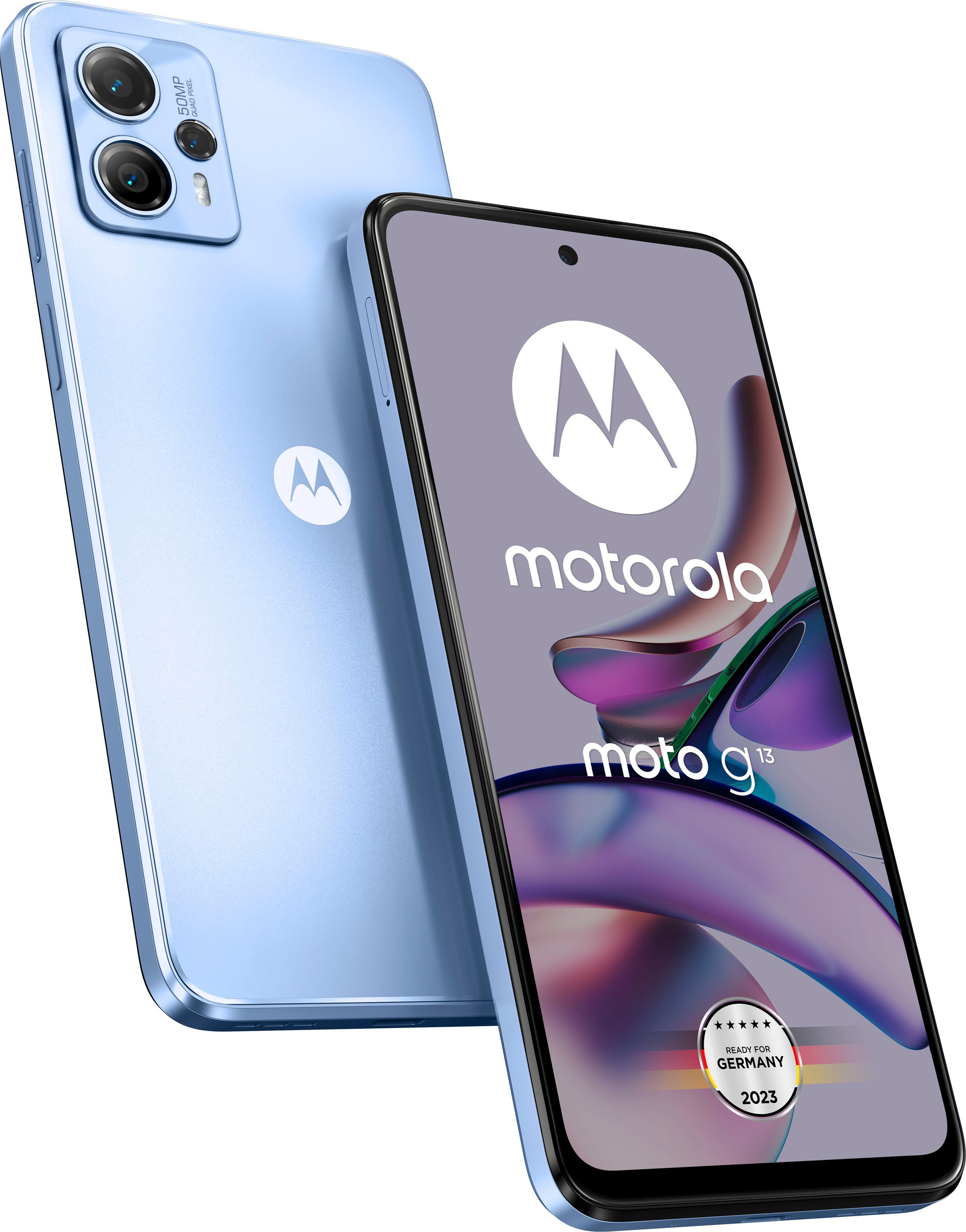 Motorola Smartphone »g13«, lavender blue, 16,56 cm/6,52 Zoll, 128 GB Speicherplatz, 50 MP Kamera