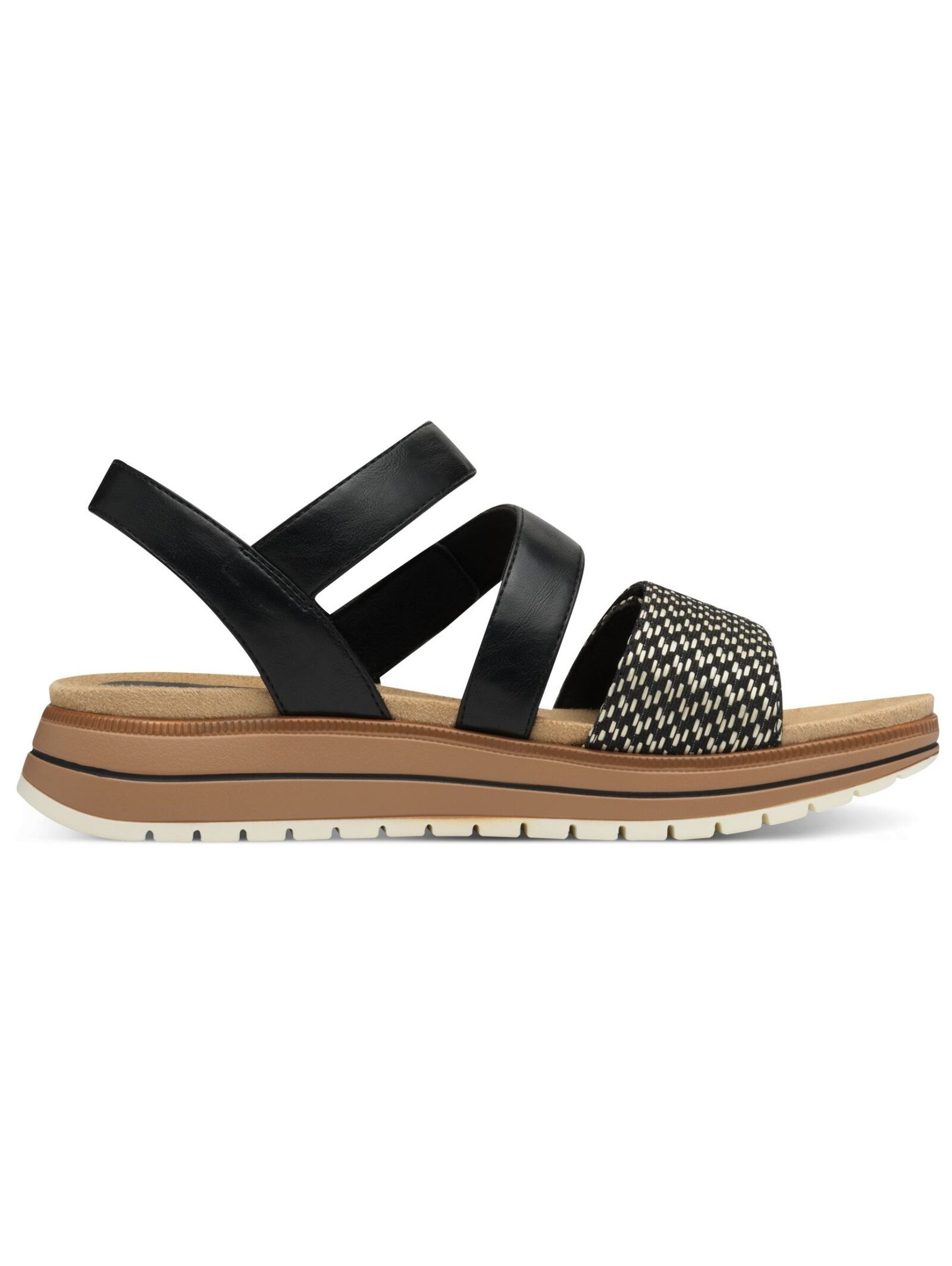 MARCO TOZZI Riemchensandale »Marco Tozzi Sandalen Lederimitat/Textil«