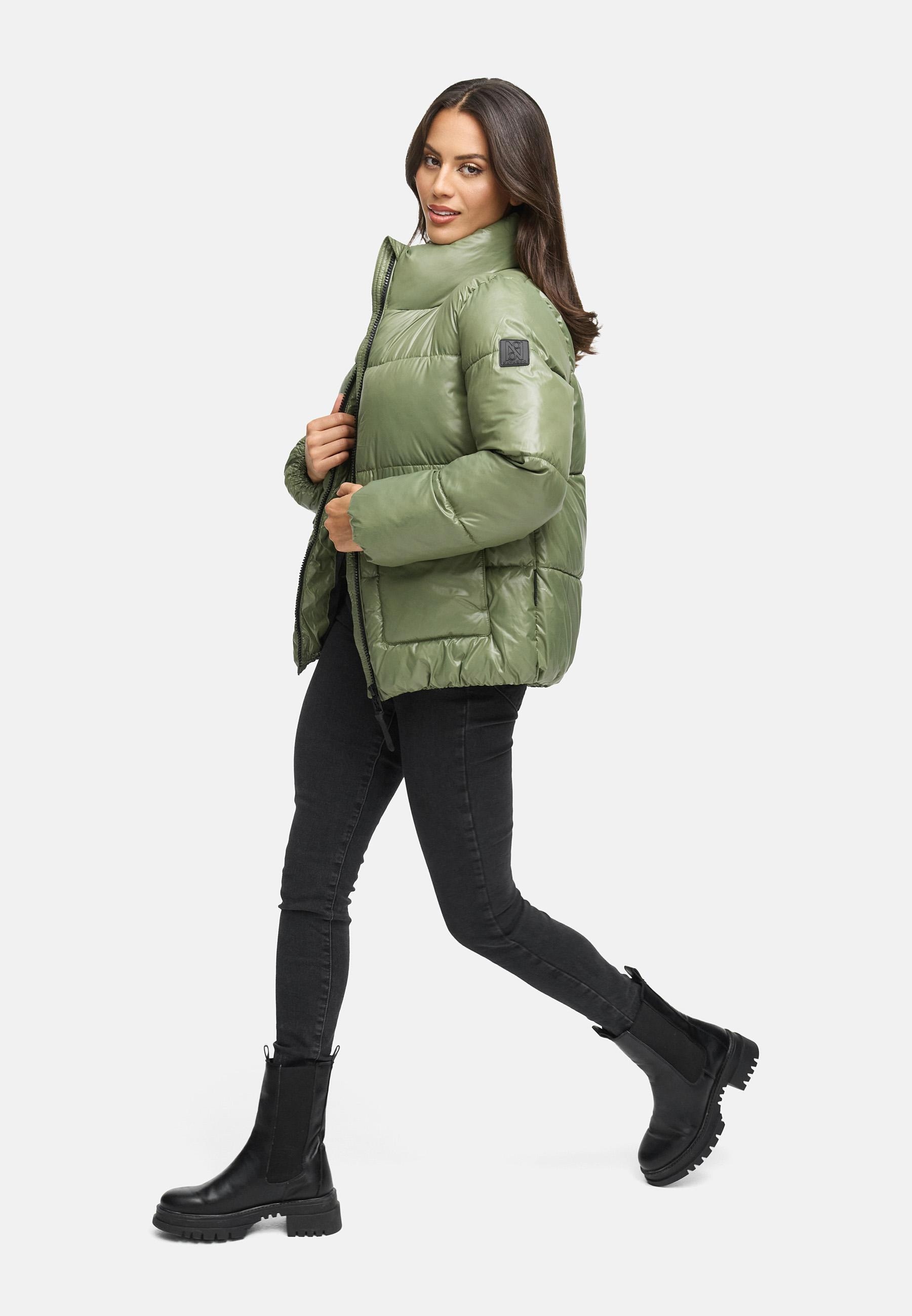 Navahoo Kurzjacke »Eispracht 14«, ohne Kapuze, Kurze gesteppte Damen Winterjacke