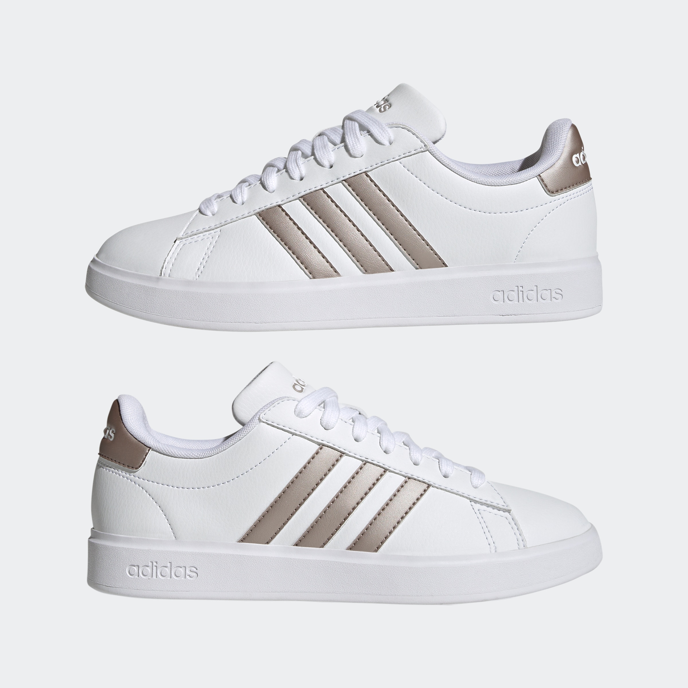 adidas Sportswear Sneaker »GRAND COURT CLOUDFOAM LIFESTYLE COURT COMFORT«, Design auf den Spuren des adidas Superstar