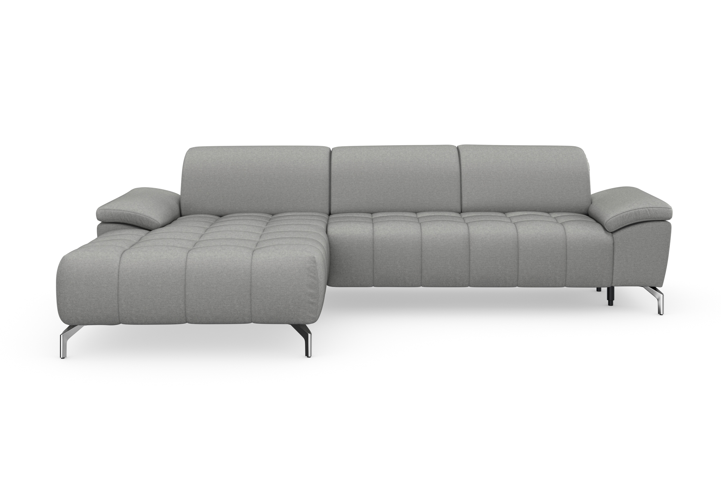 sit&more Ecksofa »Cool L-Form« wahlweise mit Kopfteilverstellung und Vorziehsitz, motorisch