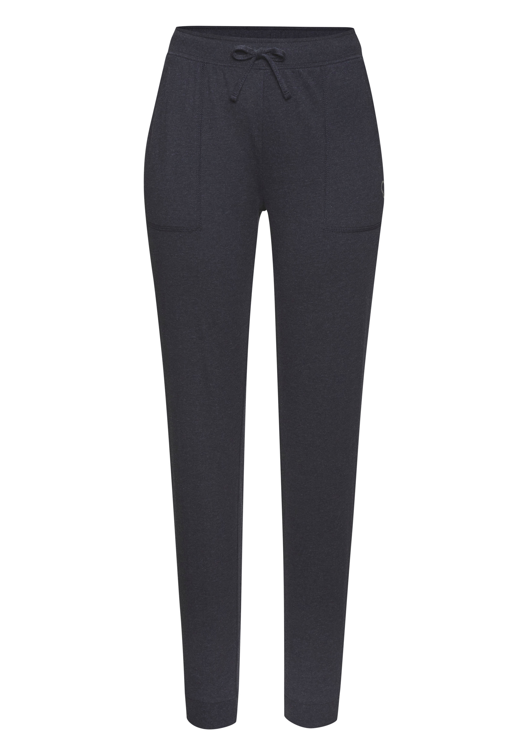 Vivance Dreams Pyjama, (2 tlg.), Schöner Melangeeffekt