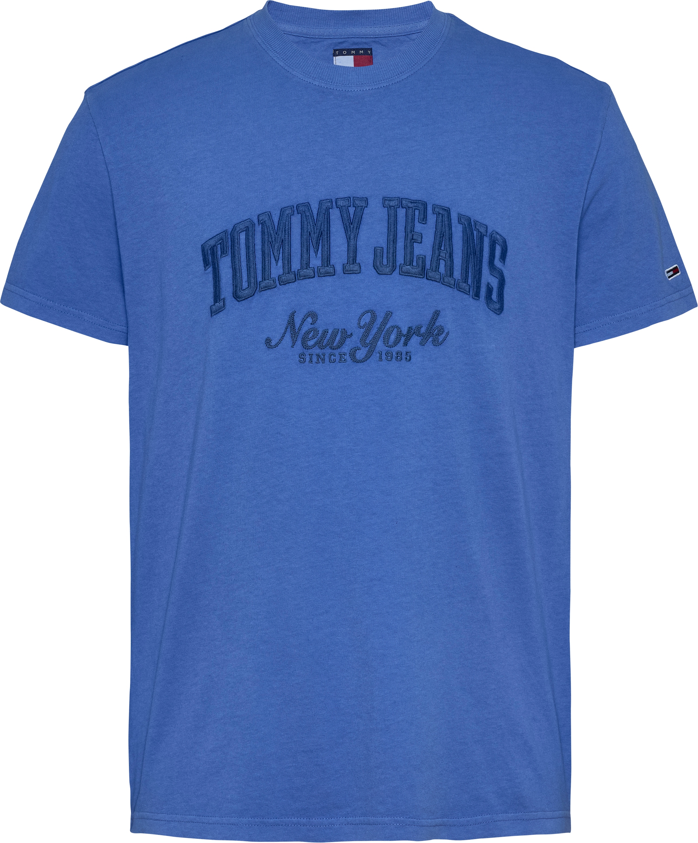 Tommy Jeans T-Shirt »TJM REG VINTAGE VARSITY TEE«, mit großem Logo
