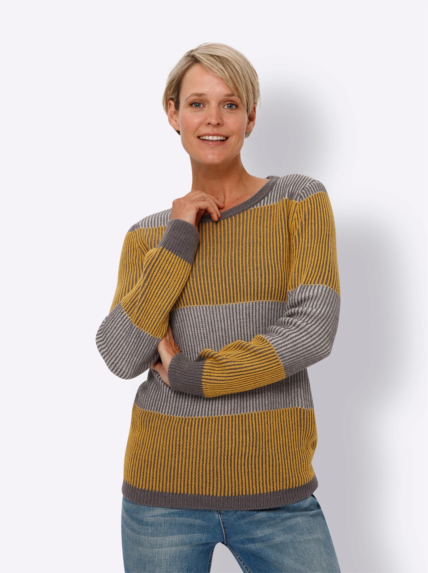 Classic Basics Strickpullover "Rundhals-Pullover" günstig online kaufen