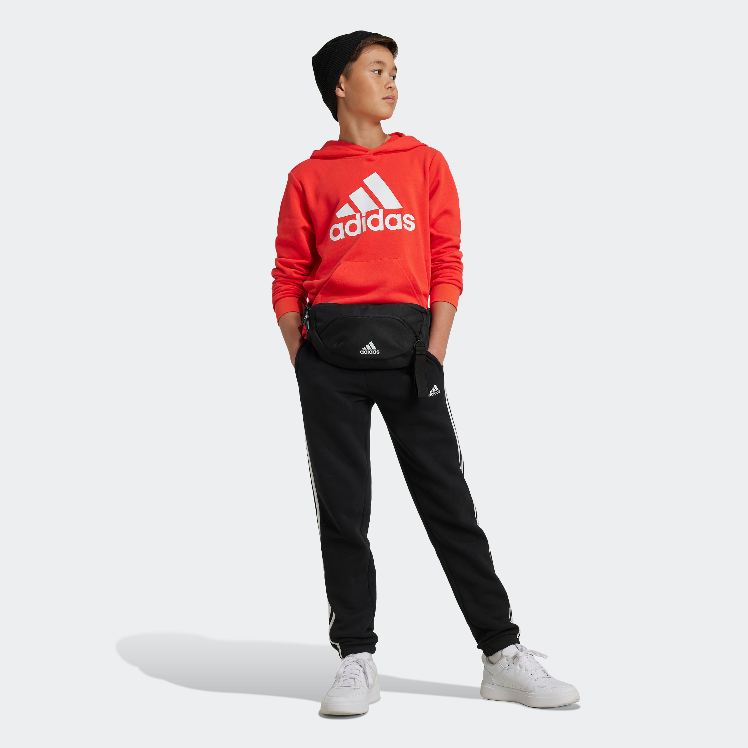 adidas Sportswear Kapuzensweatshirt »BIG LOGO ESSENTIALS COTTON HOODIE«