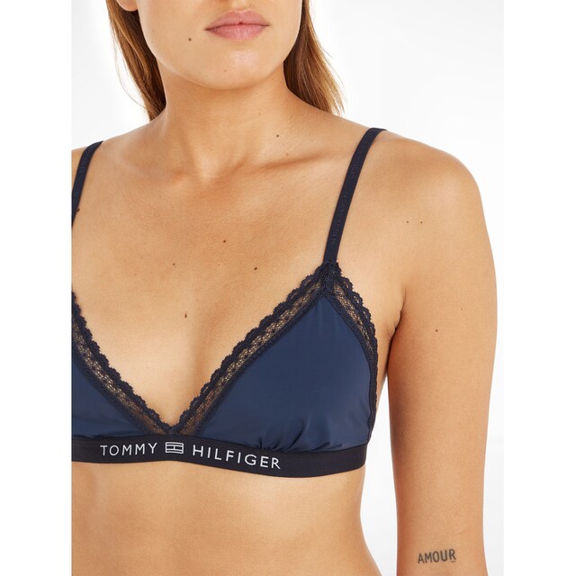 Triangel-BH Underwear Hilfiger Tommy kaufen TRIANGLE«, Tommy mit Hilfiger | »UNLINED Markenlabel BAUR