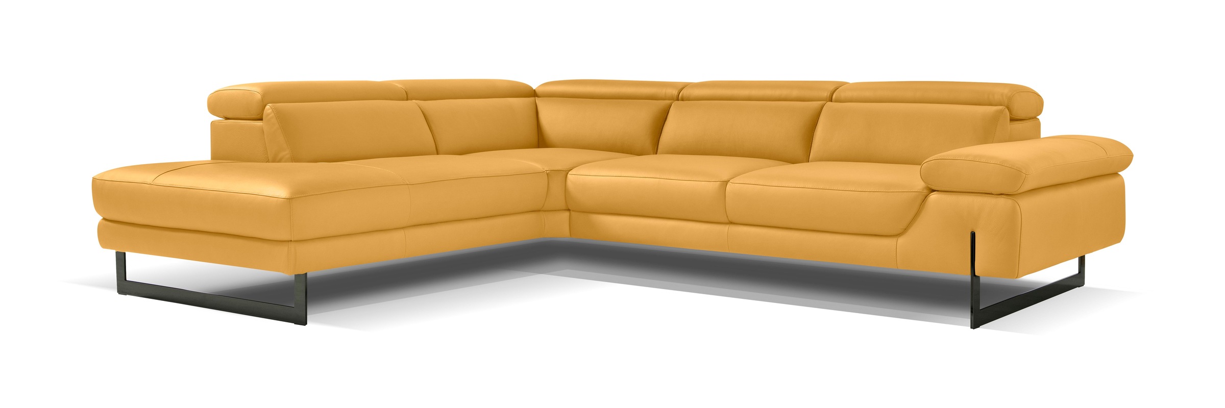 Egoitaliano Ecksofa »Queenie, extravagantes Sofa mit erstklassigem Sitzkomfort«, mit verstellbaren Arm- und Rücken- bzw. Kopfteilen