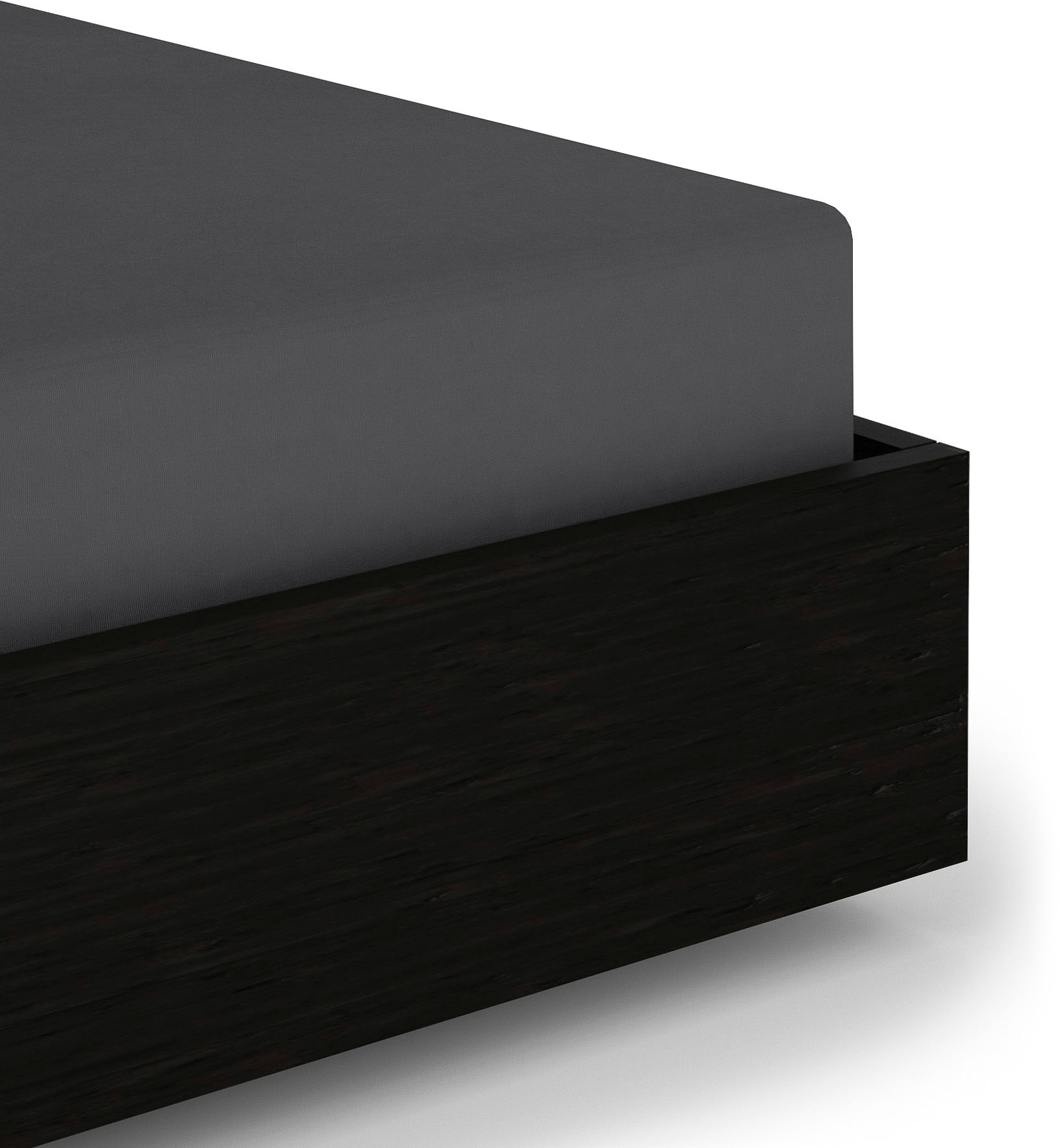 Heckett & Lane Spannbettlaken "Elementi" Laken aus 100% Baumwolle, hochwertiges Mako-Satin, Betttuch ab 90x200