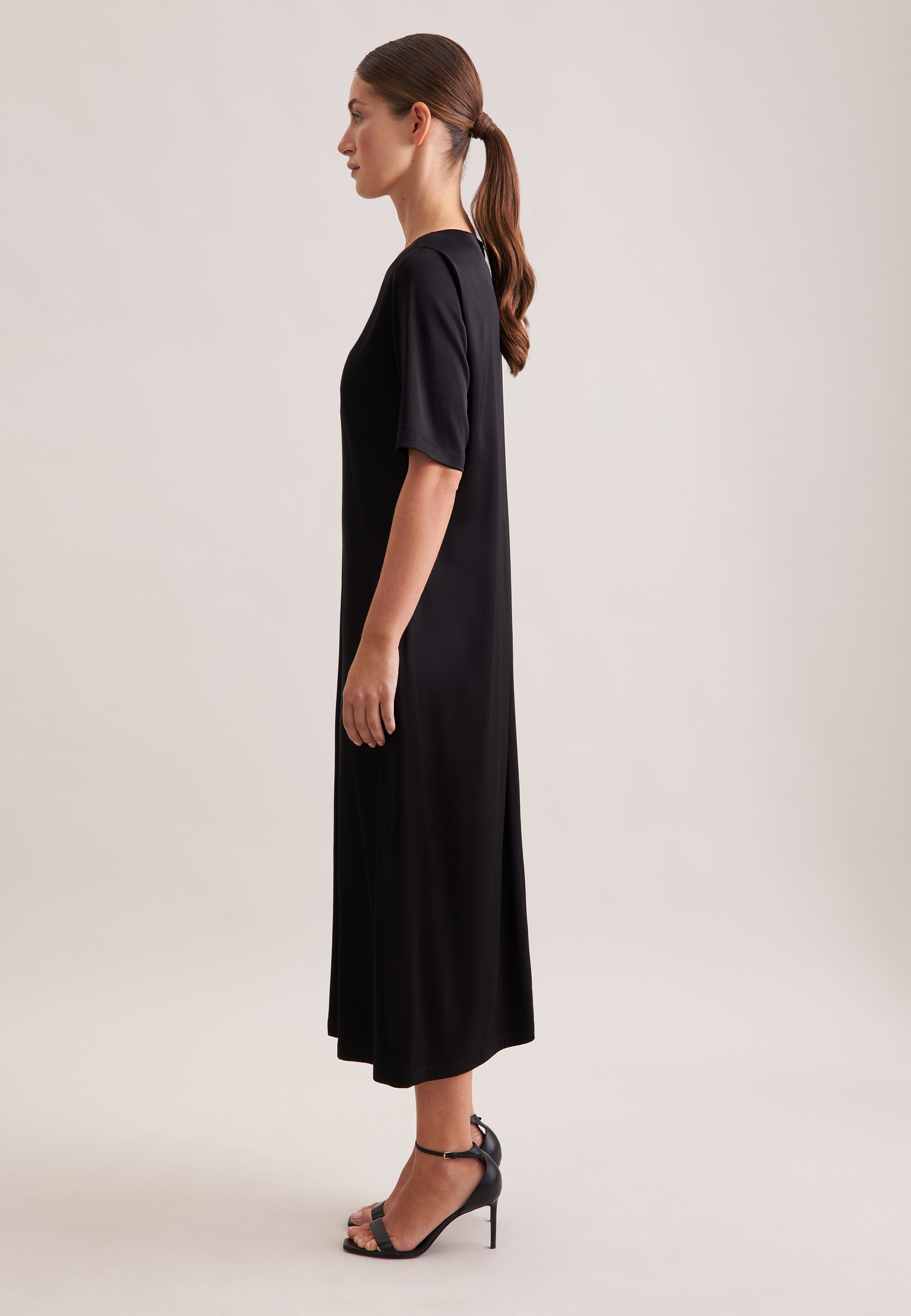 seidensticker Blusenkleid 1/2 Rundhals Uni