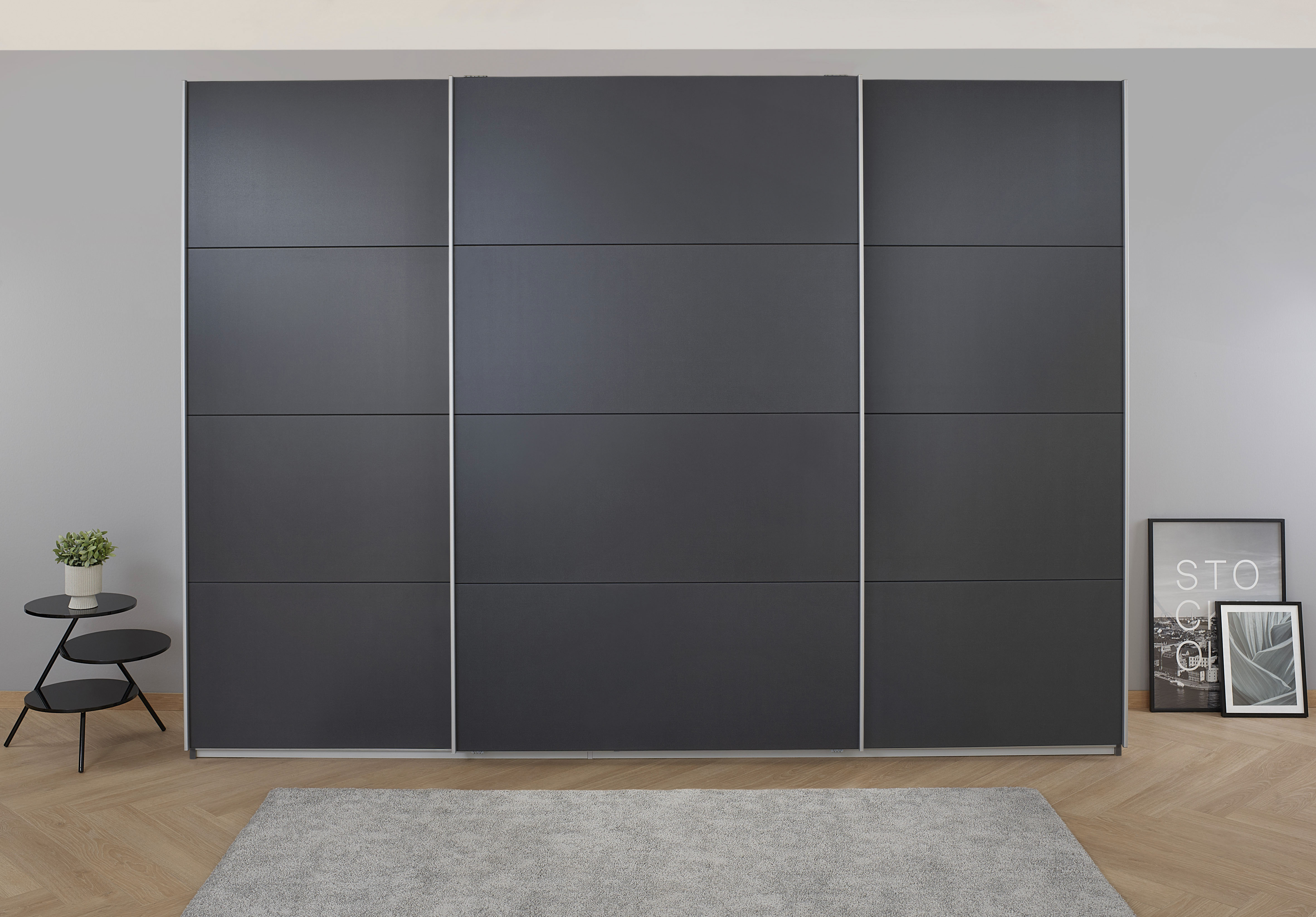 OTTO home Kleiderschrank "Mehrzweckschrank Aktenschrank Möbel Mietswohnung Schlafzimmer KOLUNA" 3 Ausstattungen BASIC/CLASSIC/PREMIUM (inkl. SOFT-CLOSE-FUNKTION), Breiten 203/271/315/360 cm Höhen 210/229 Dekor-Front MADE IN GERMANY