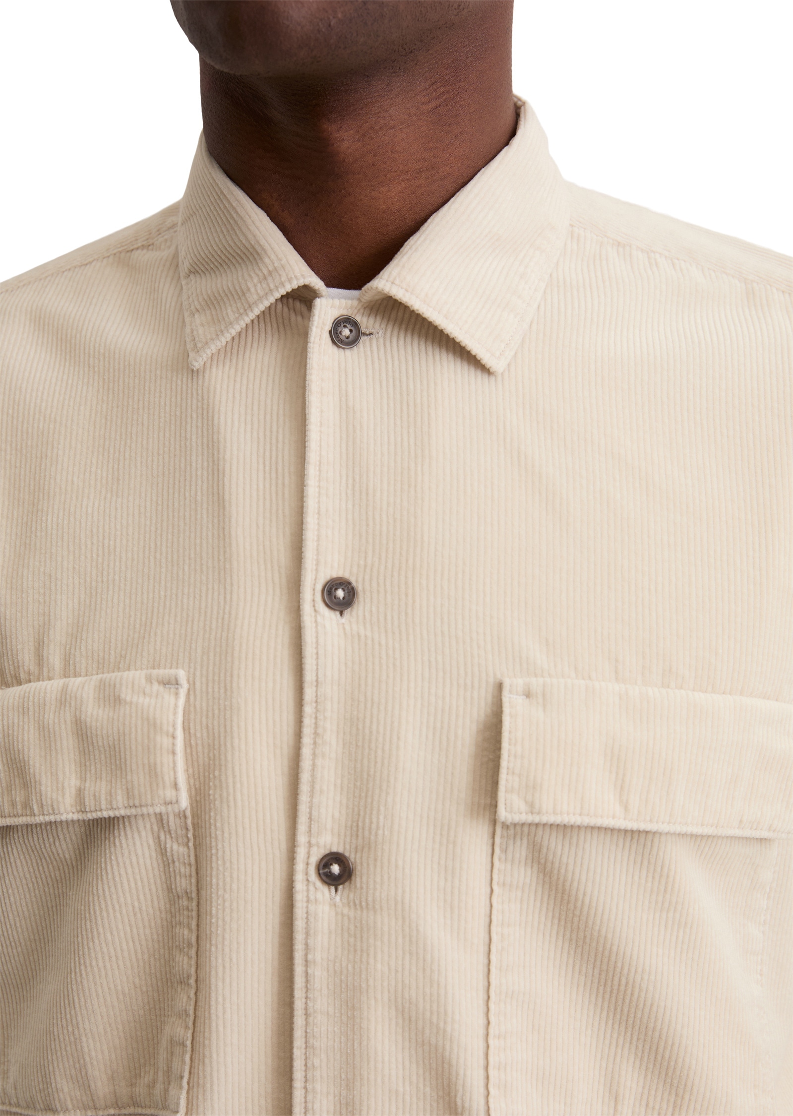 Marc O'Polo Langarmhemd »aus reiner Bio-Baumwolle«