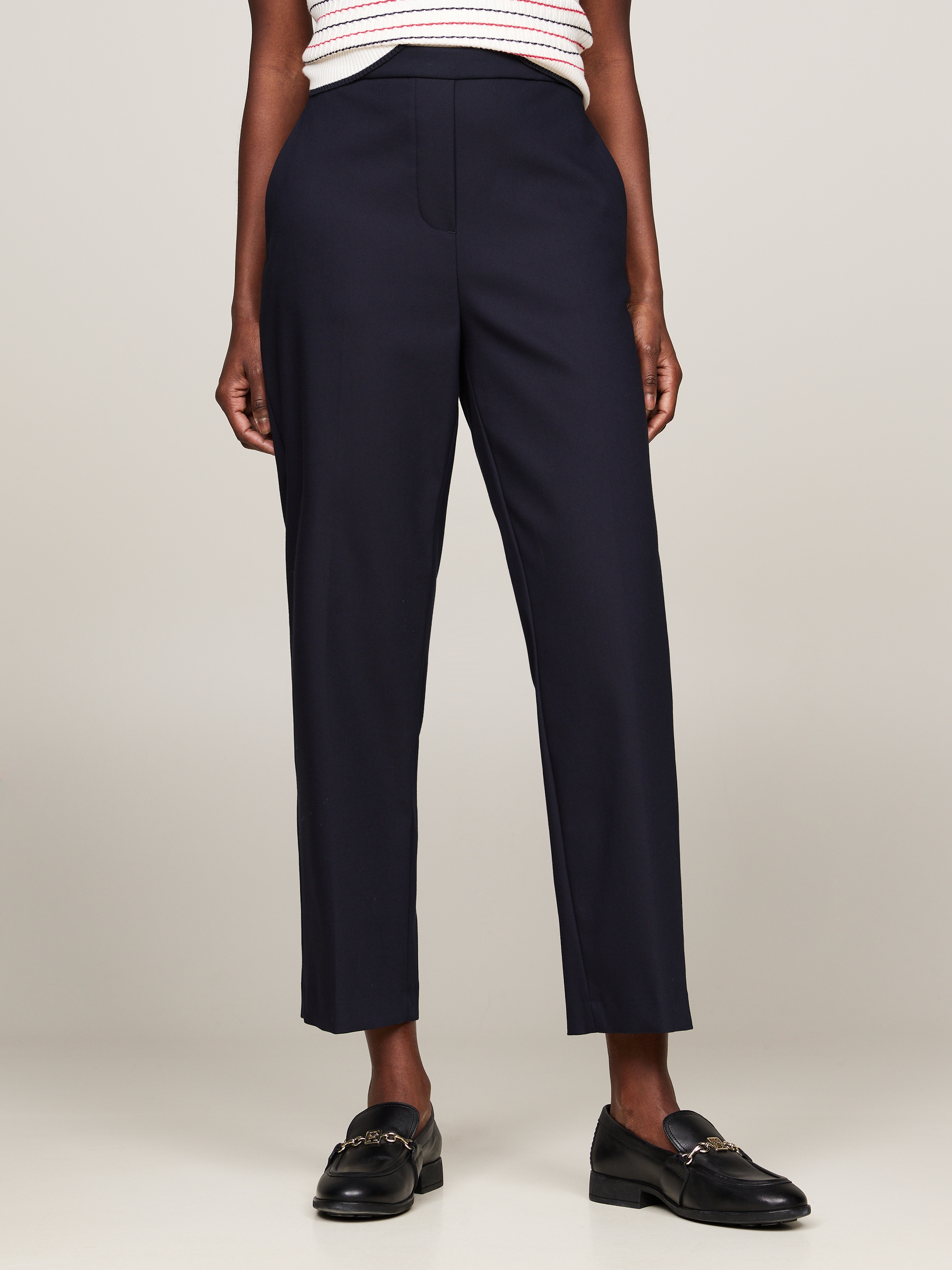 Tommy Hilfiger Chinohose  mit Logostickerei, elastische Pull On Pants