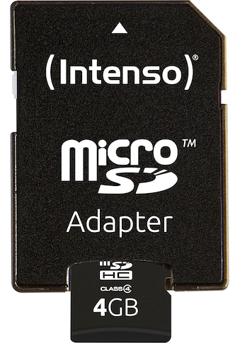 Intenso Speicherkarte »microSDHC Class 4 + SD-...