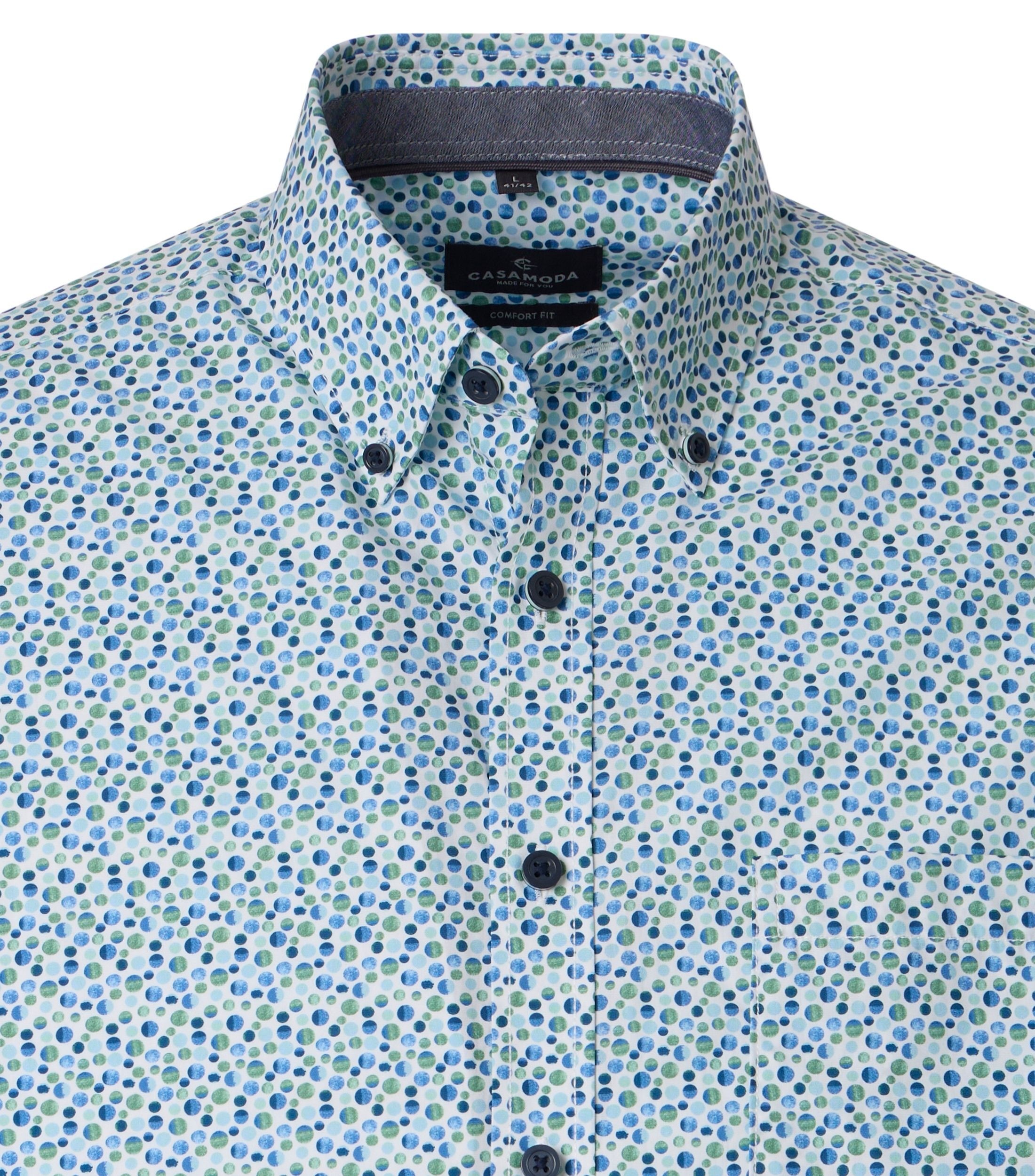 CASAMODA Kurzarmhemd »CASAMODA Freizeithemd Kurzarm Print«