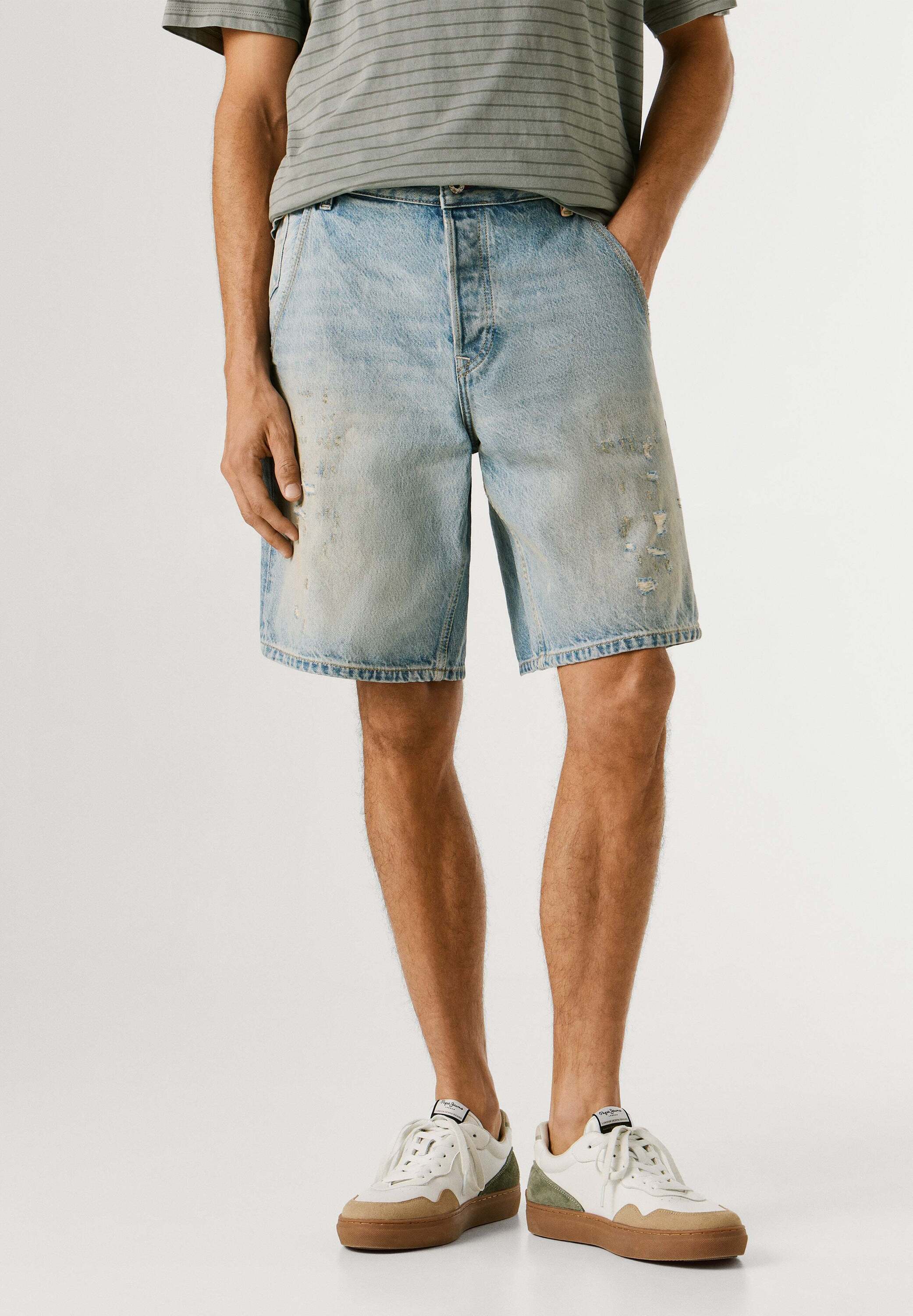 Pepe Jeans Shorts "shorts LOOSE TAPERED SHORT HELIX AUTHENTIC"
