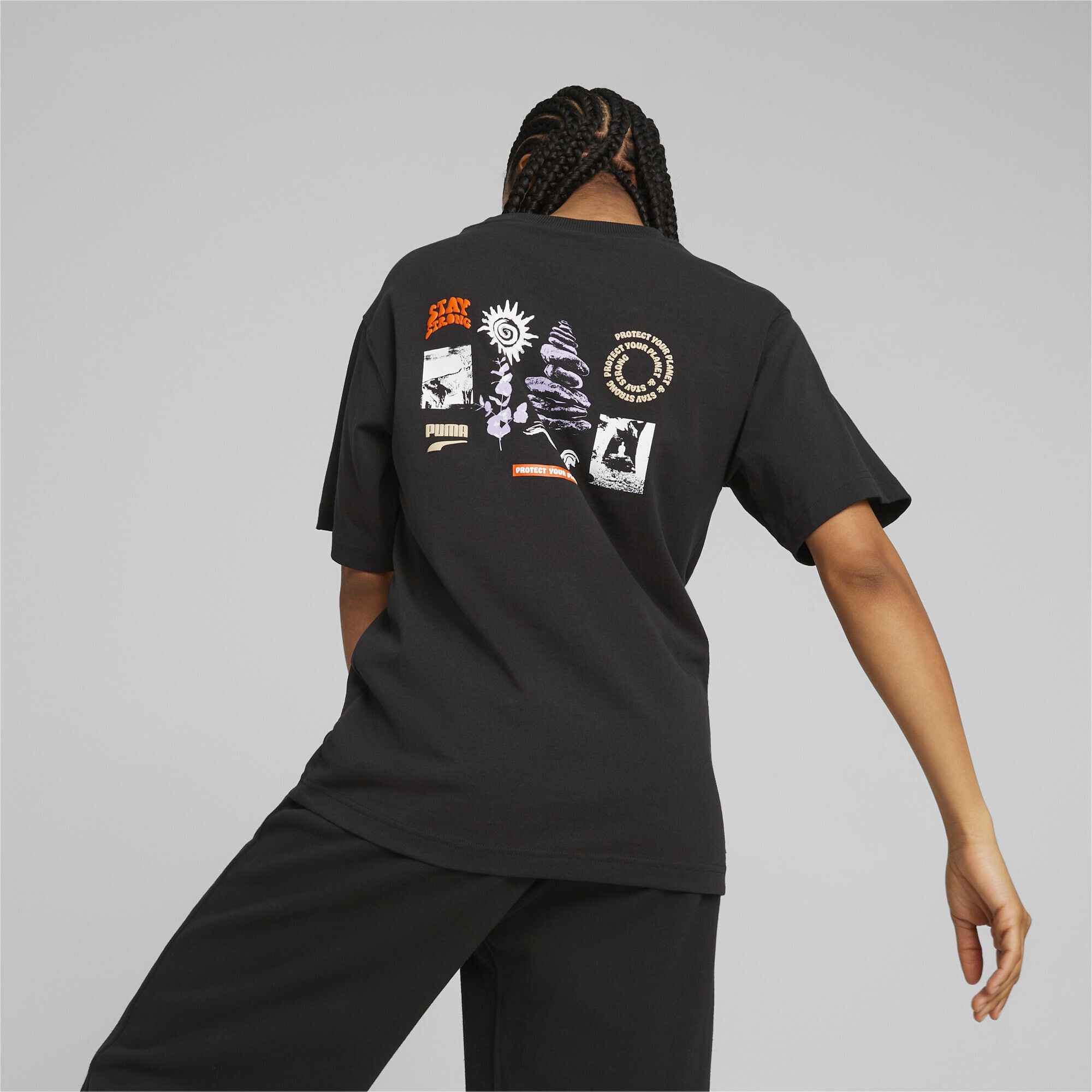 PUMA T-Shirt »Downtown Relaxed Graphic T-Shirt Damen« online kaufen | BAUR