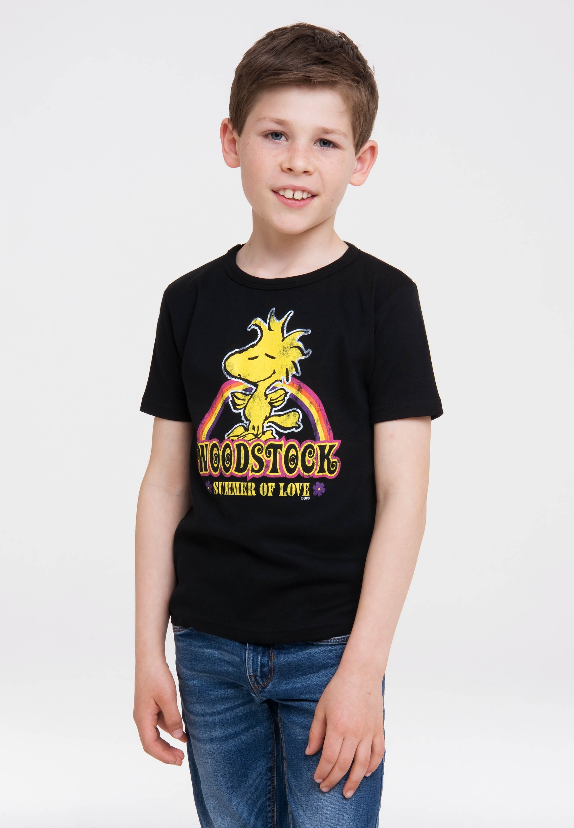 LOGOSHIRT T-Shirt »Woodstock«, mit süßem Frontprint