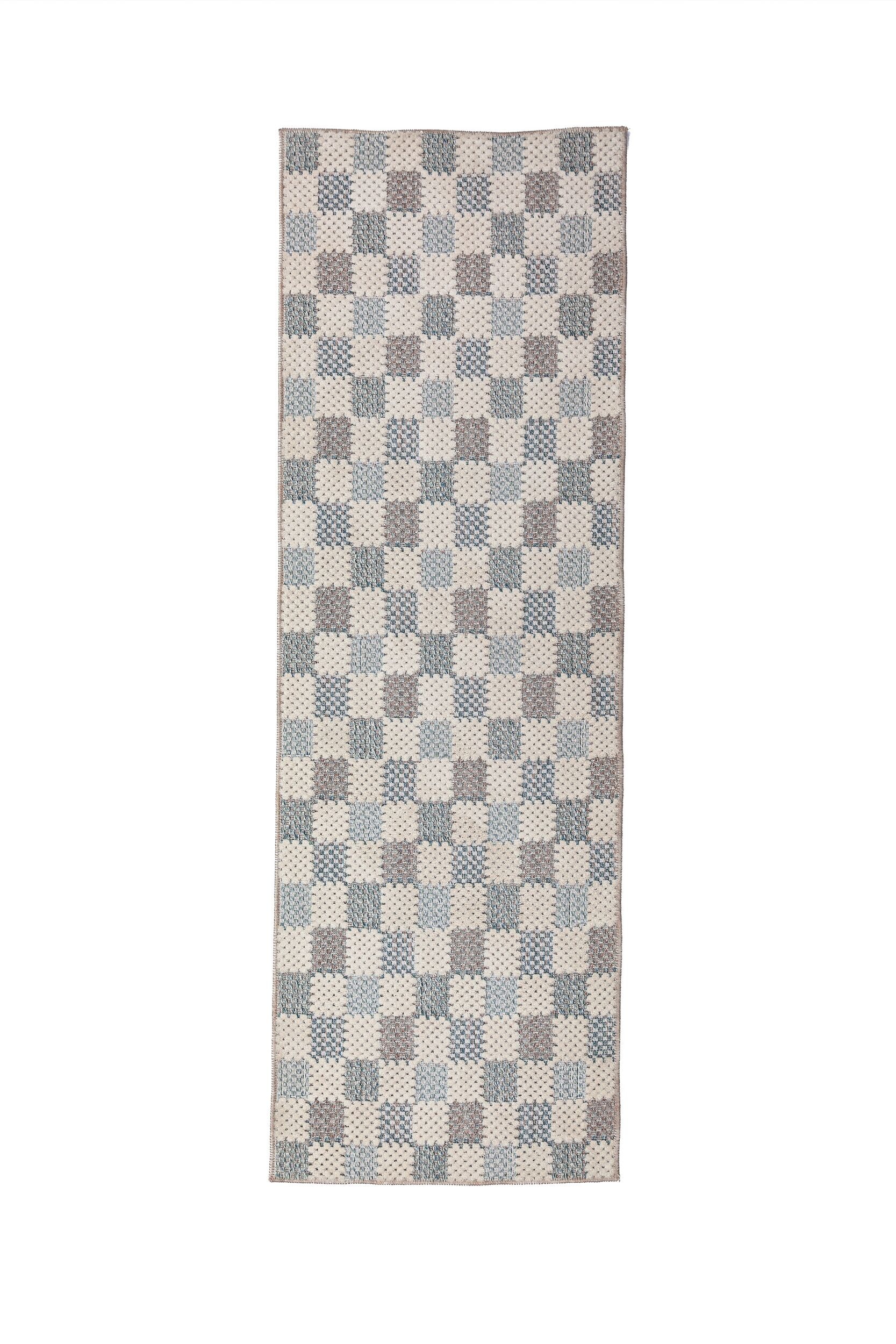 FLAIR RUGS Designteppich »Muted Checkerboard Waschbarer Teppich« rechteckig 4 mm Höhe