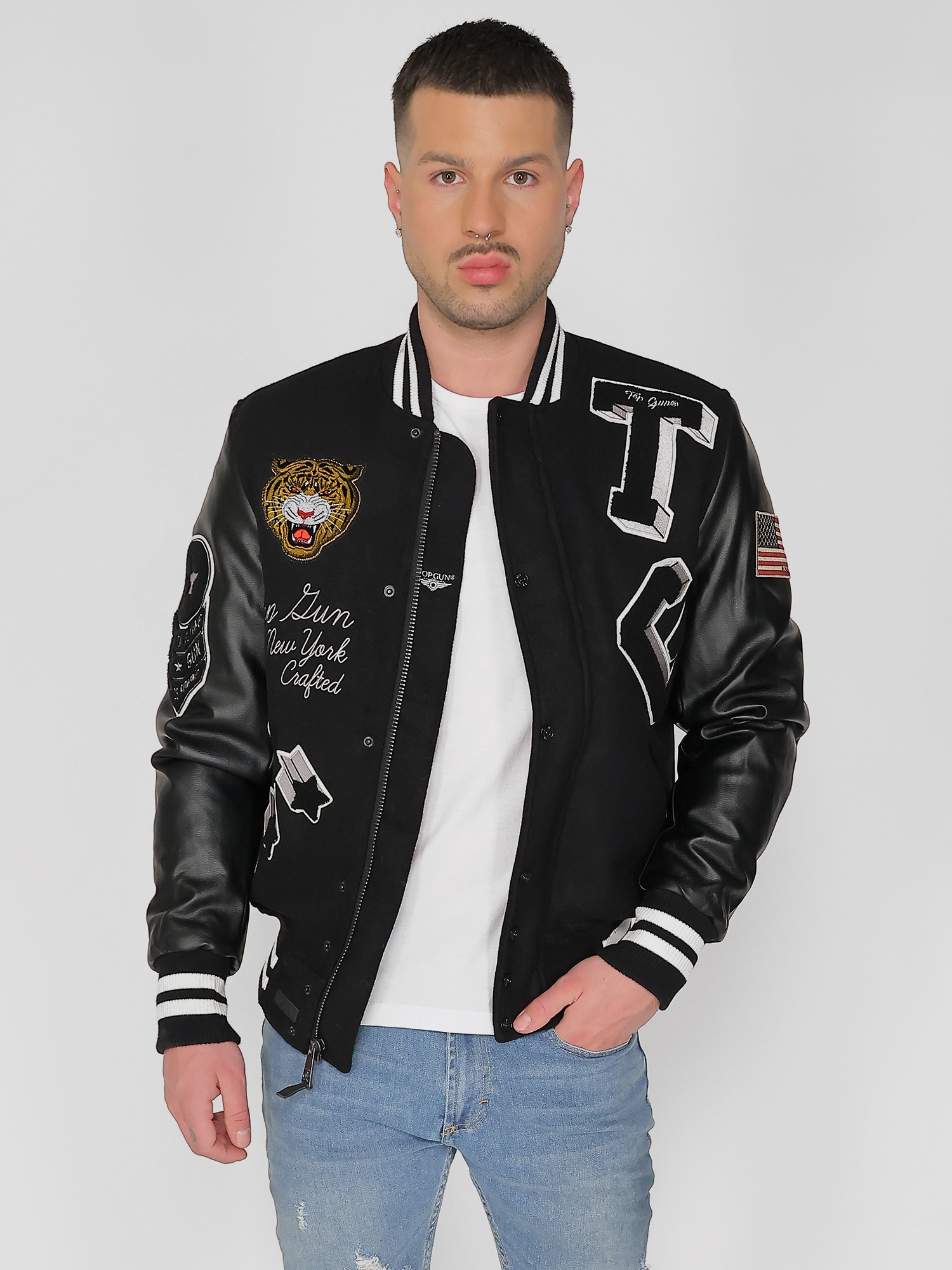 TOP GUN Collegejacke »TG20213033« ▷ kaufen | BAUR