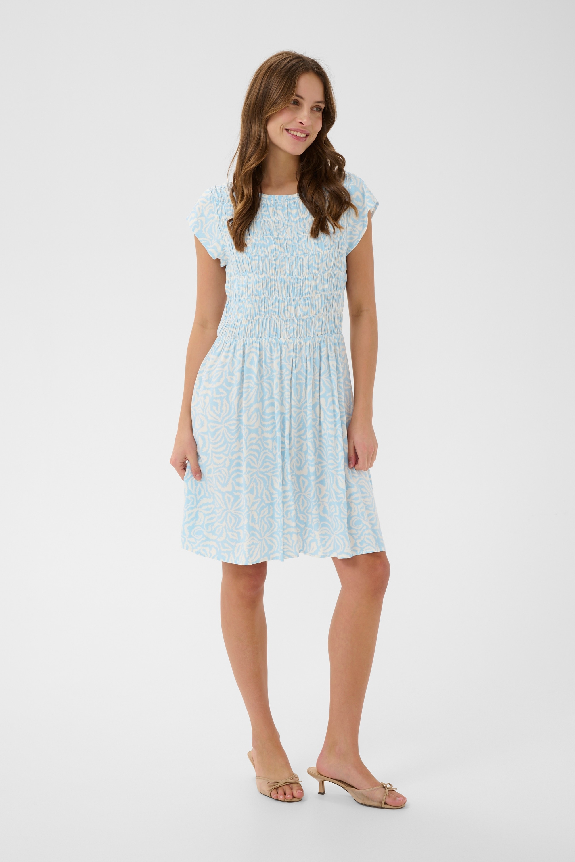 Saint Tropez Midikleid »Damen Kleid GislaSZ«