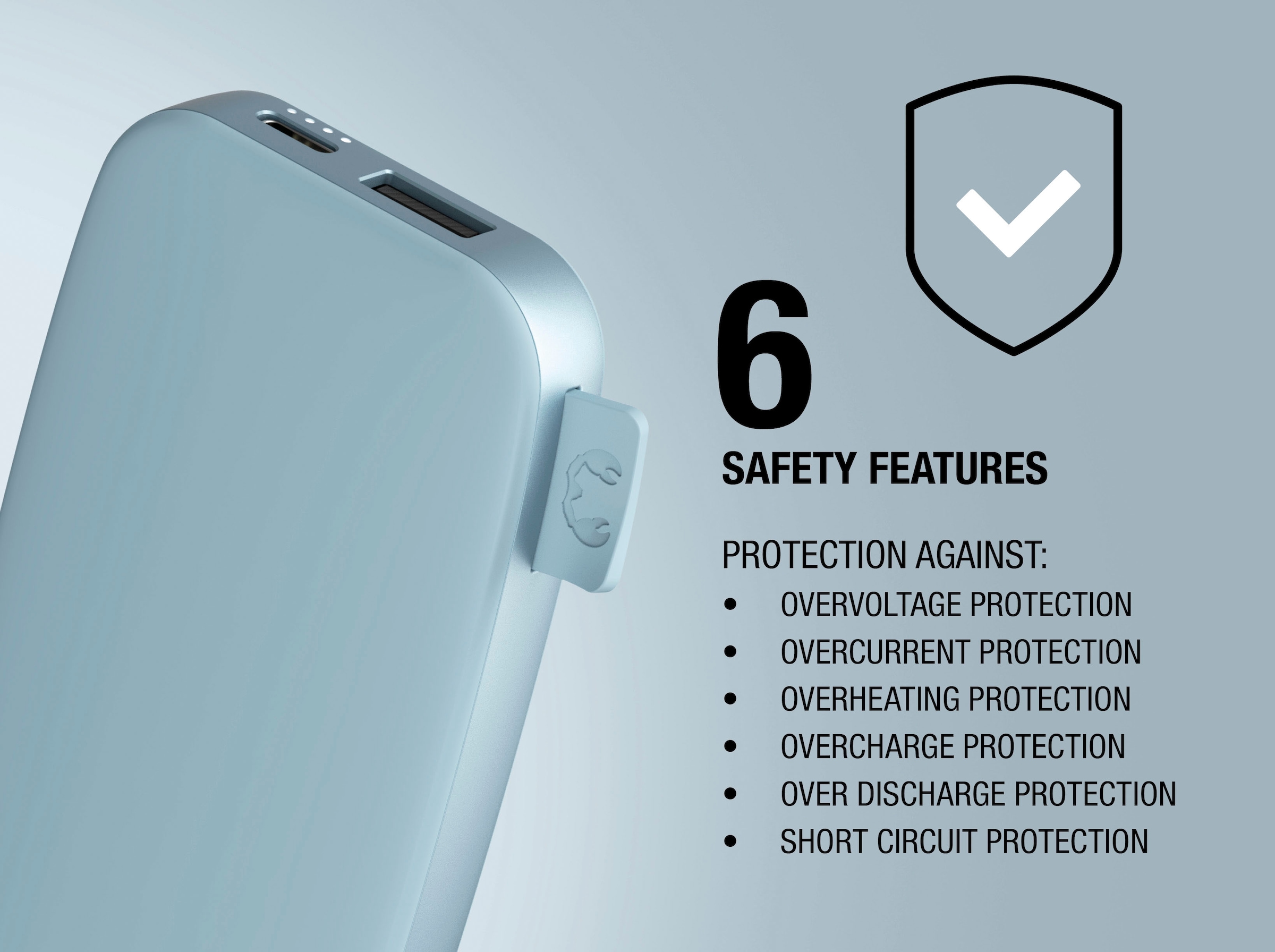 Fresh´n Rebel Powerbank »Power Pack 6000mAh mit USB-C, Fast Charge«, 5 V