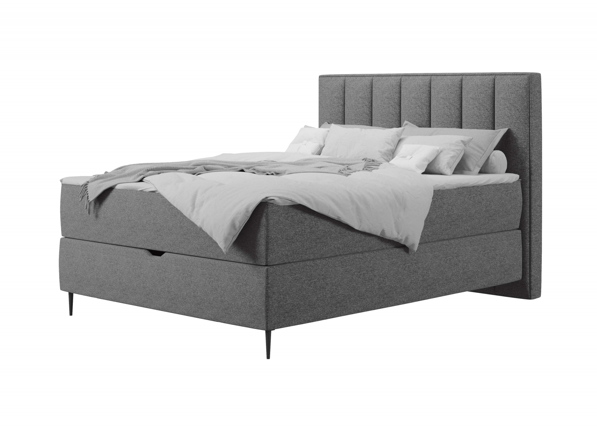 Home affaire "Rita inkl. Bettkasten, erhältlich in den Breiten 160cm und 180cm" mit Taschen-Federkernmatratze, Komfortliegehöhe von 61cm