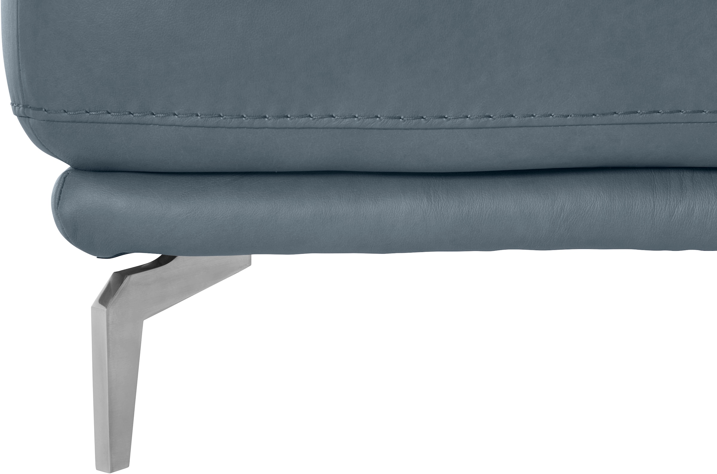 W.SCHILLIG Hocker »montanaa«, mit Metallfüßen in Chrom glänzend, Breite 71 cm