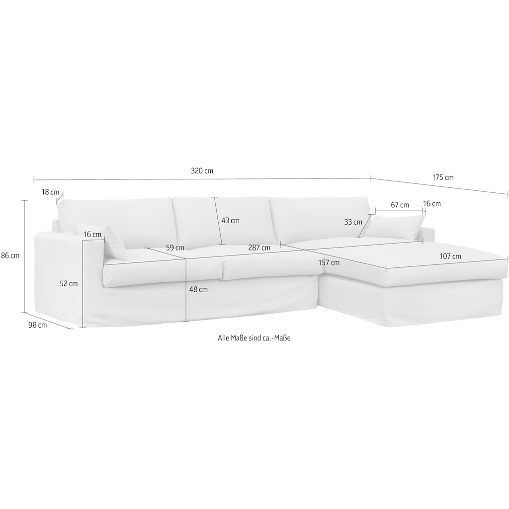 LeGer Home by Lena Gercke Ecksofa »Sölve L-Form«