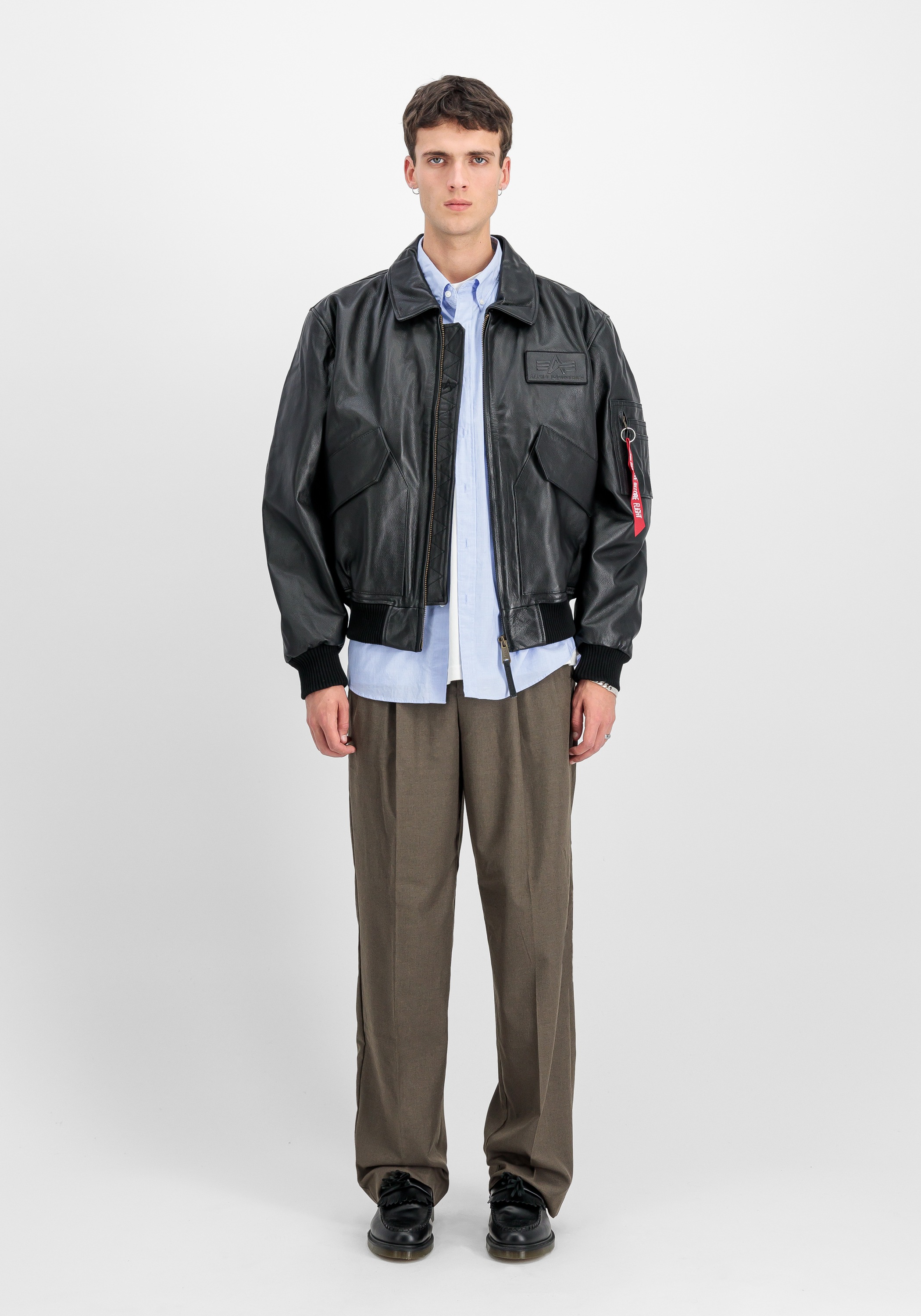 Alpha Industries Lederjacke "Alpha Industries Men - Leather & Vegan Jackets günstig online kaufen