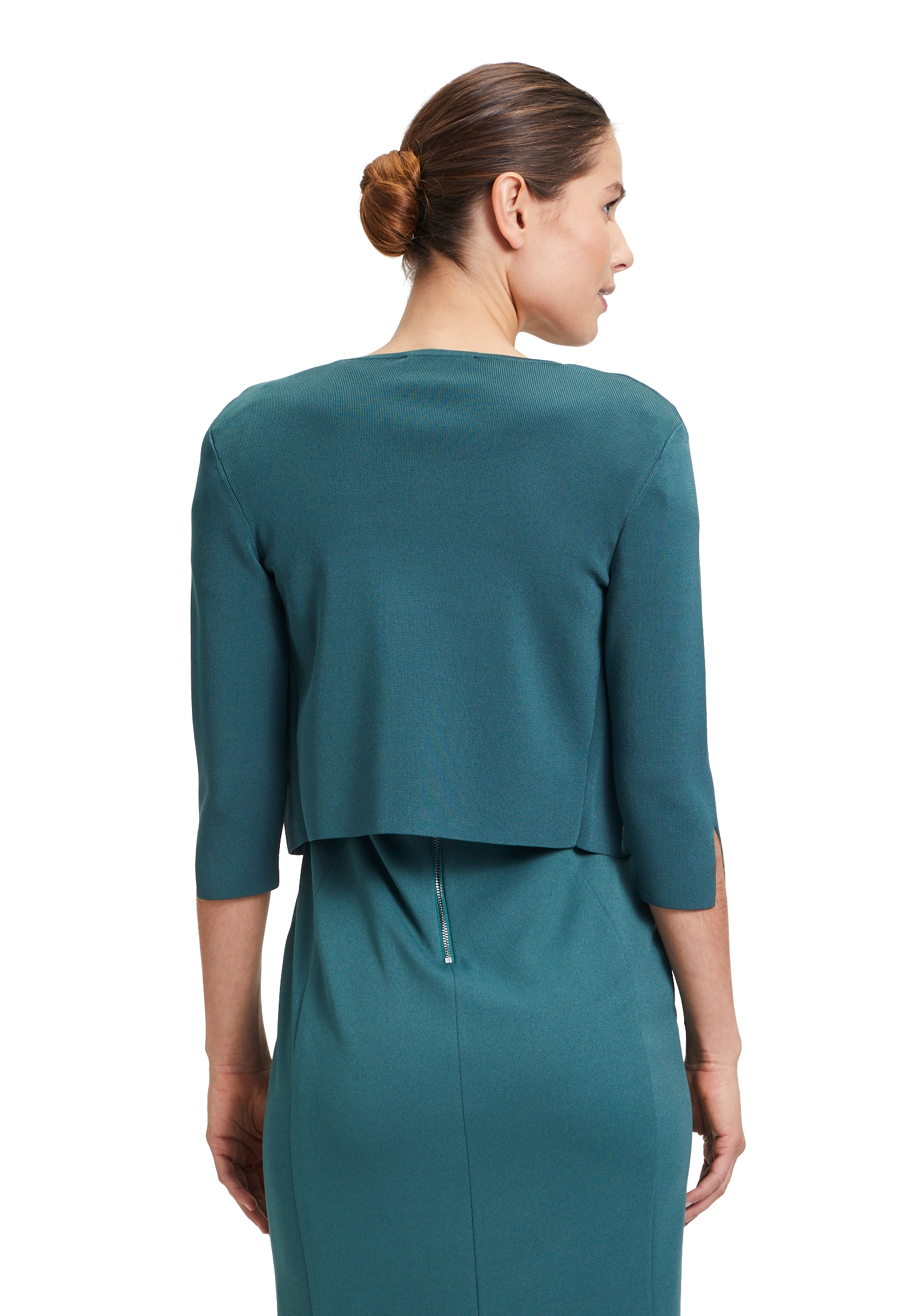 Vera Mont Strickjacke »Vera Mont Strickbolero langarm«, Ärmelschlitz