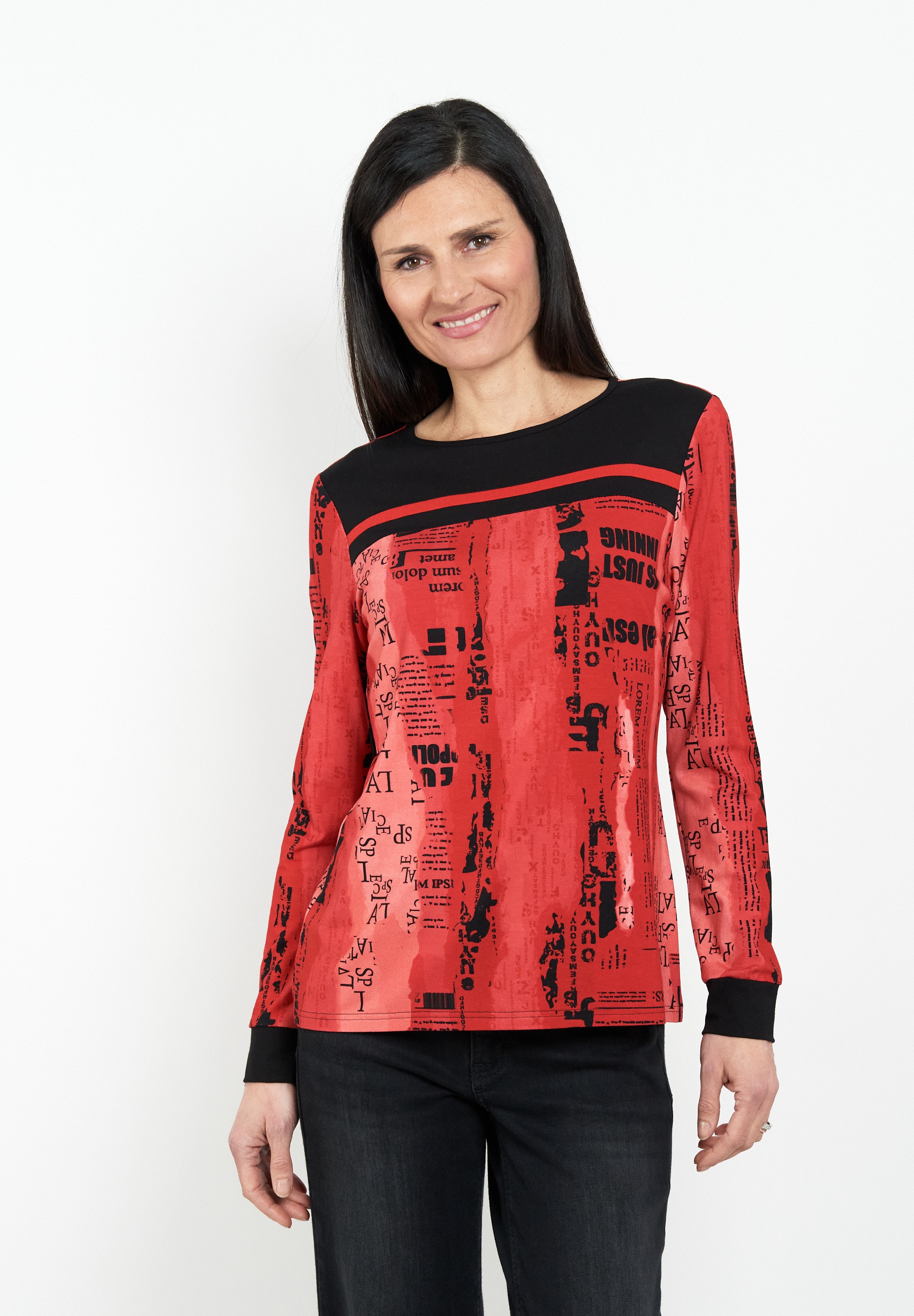 Seidel Moden mit grafischem Print - MADE IN GERMANY