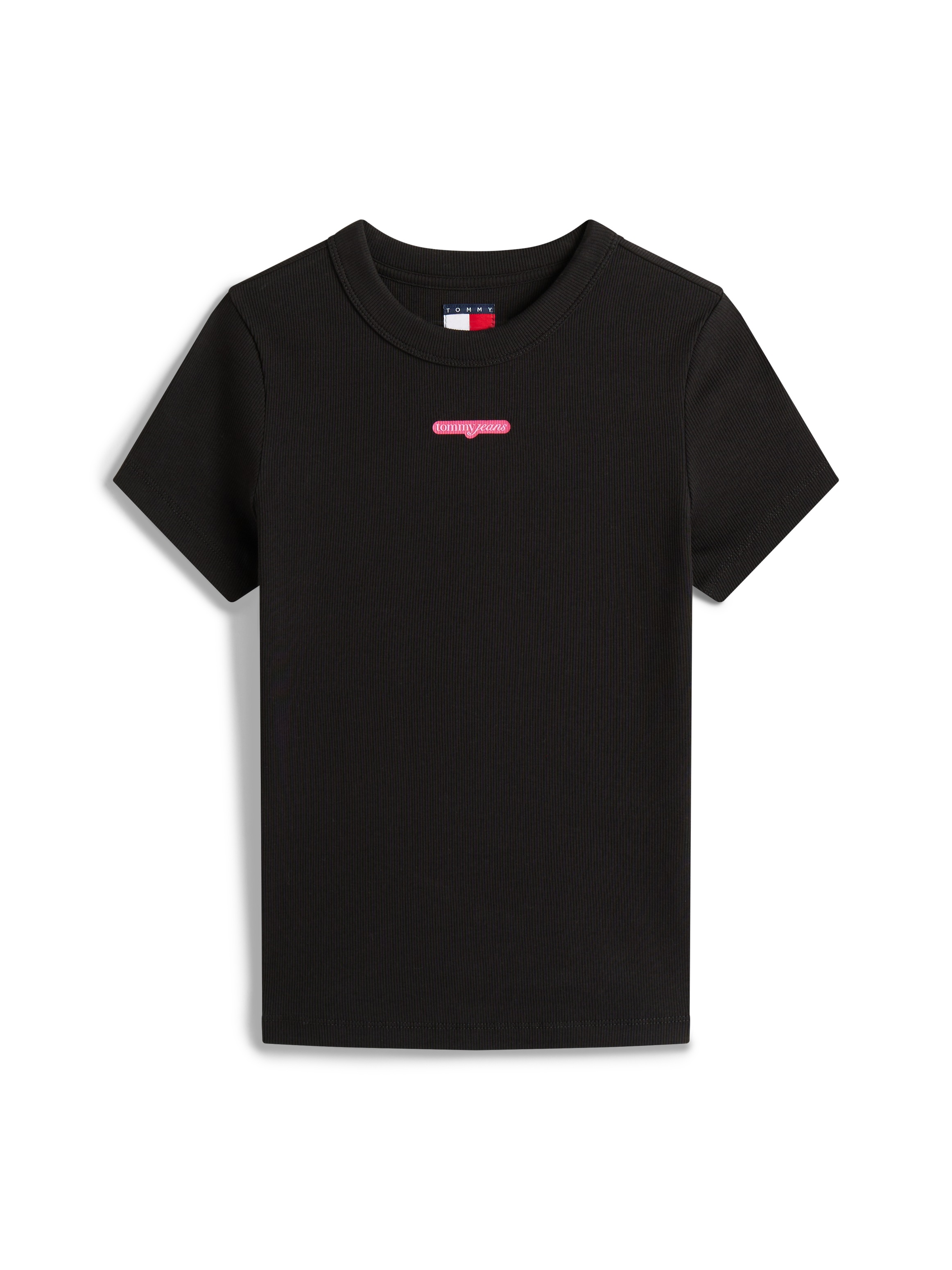 Tommy Jeans Kurzarmshirt »TJW SLIM SCRIPT LABEL SS TEE EXT«