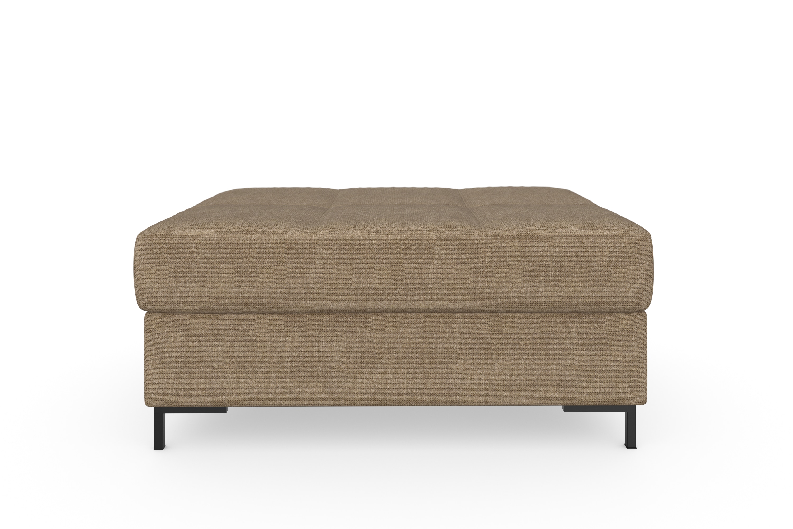 DOMO collection Polsterhocker "Capelo bequem, Federkernunterfederung, B/T 100/70cm" inklusive Federkern