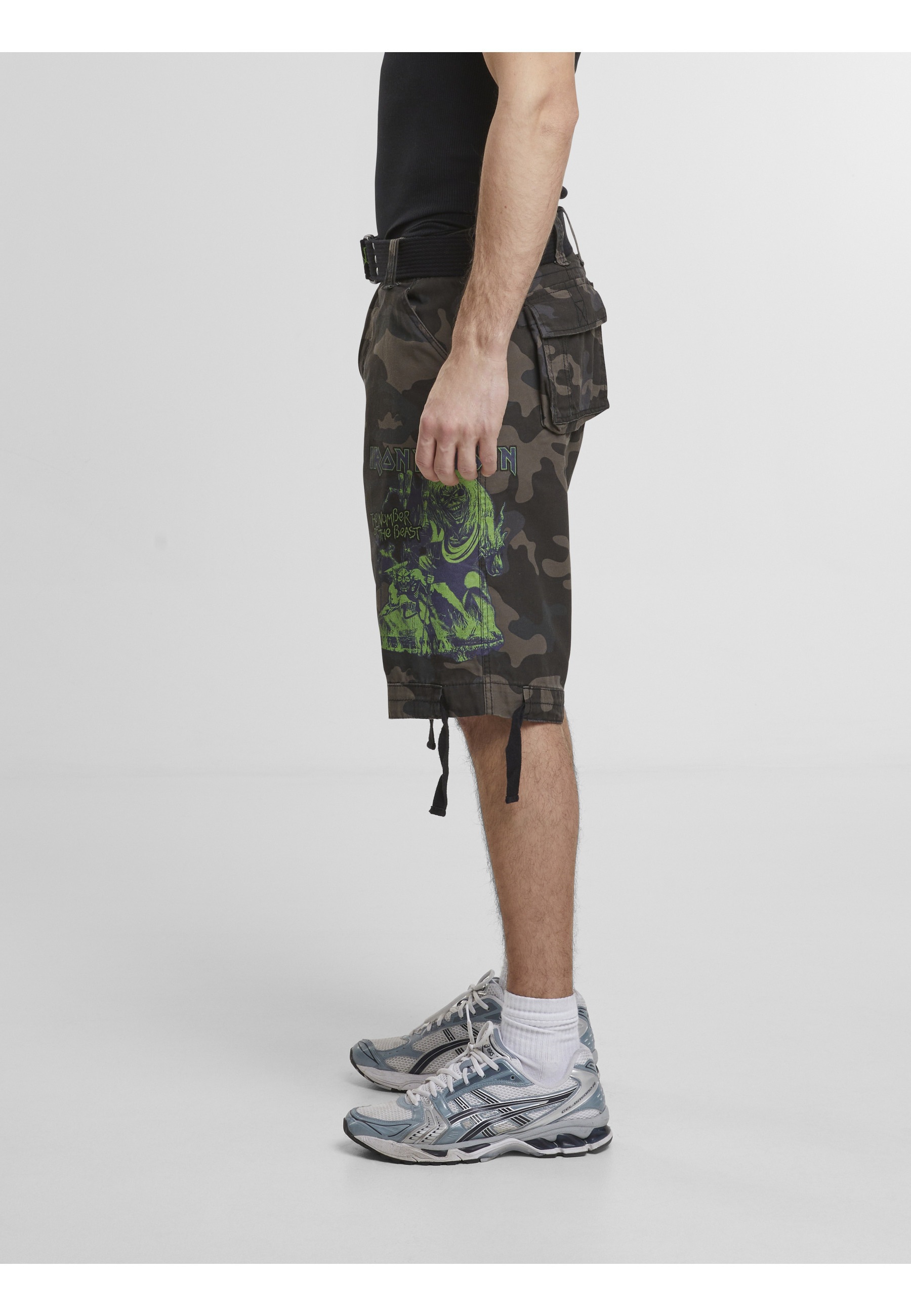 Brandit Cargoshorts »Brandit Iron Maiden Savage Shorts The Number of The Beast«