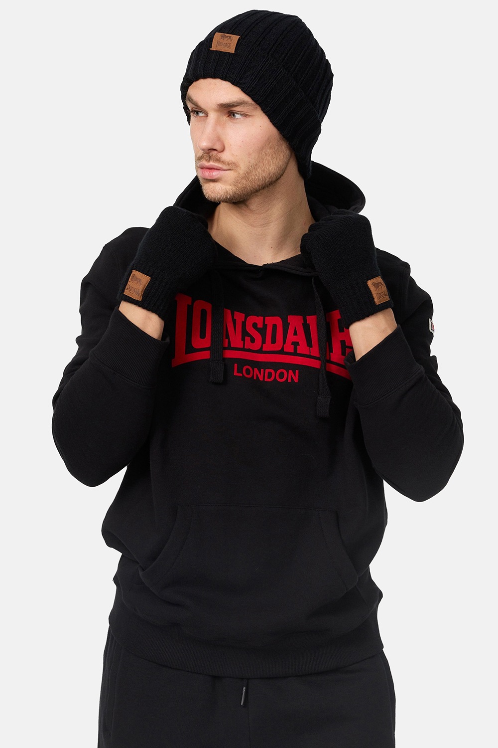 Lonsdale Strickmütze »DEAZLEY«, (Set, 2 St.)